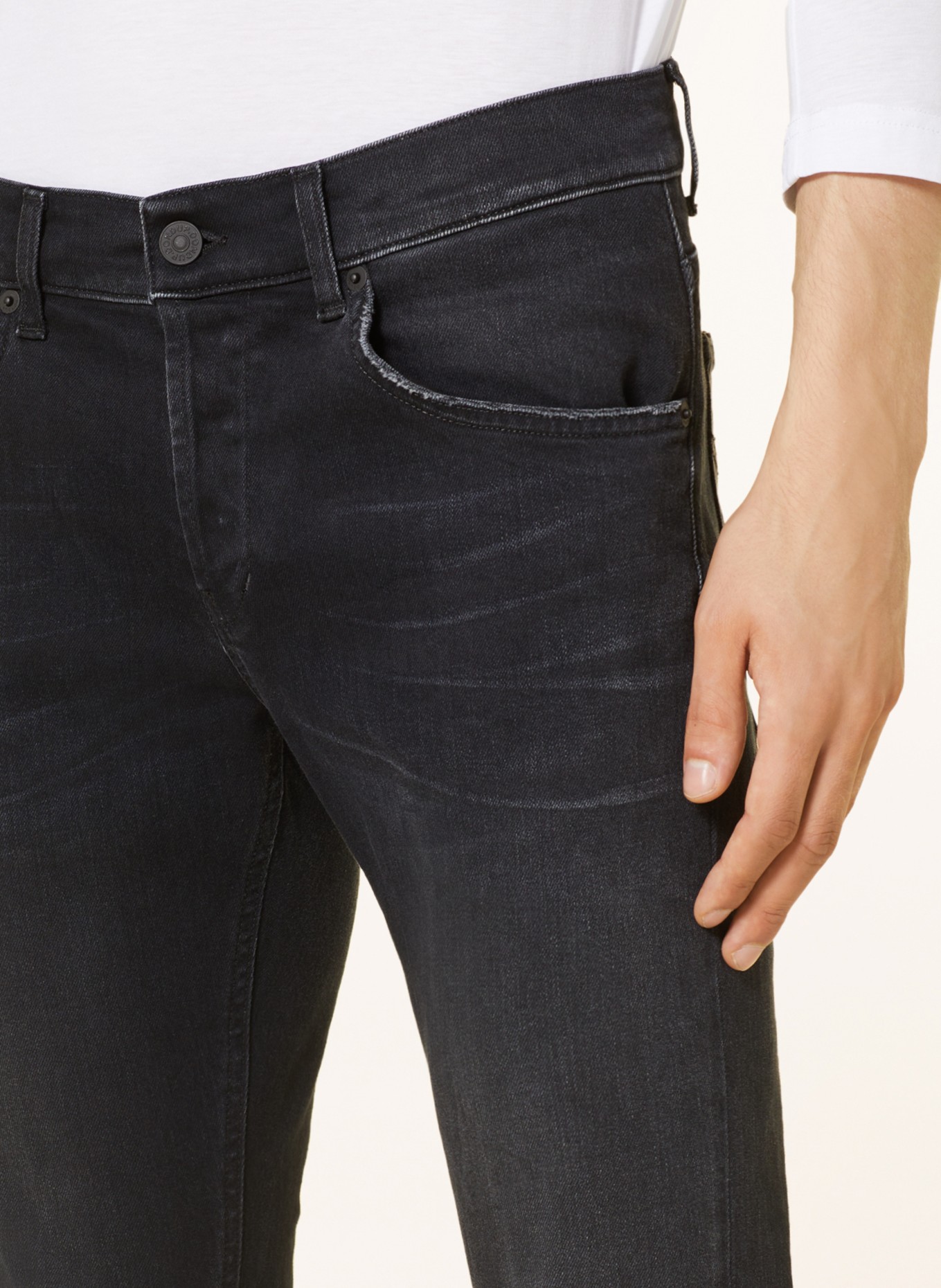 Dondup Jeans RITCHIE Skinny Fit, Farbe: 999 BLACK (Bild 5)
