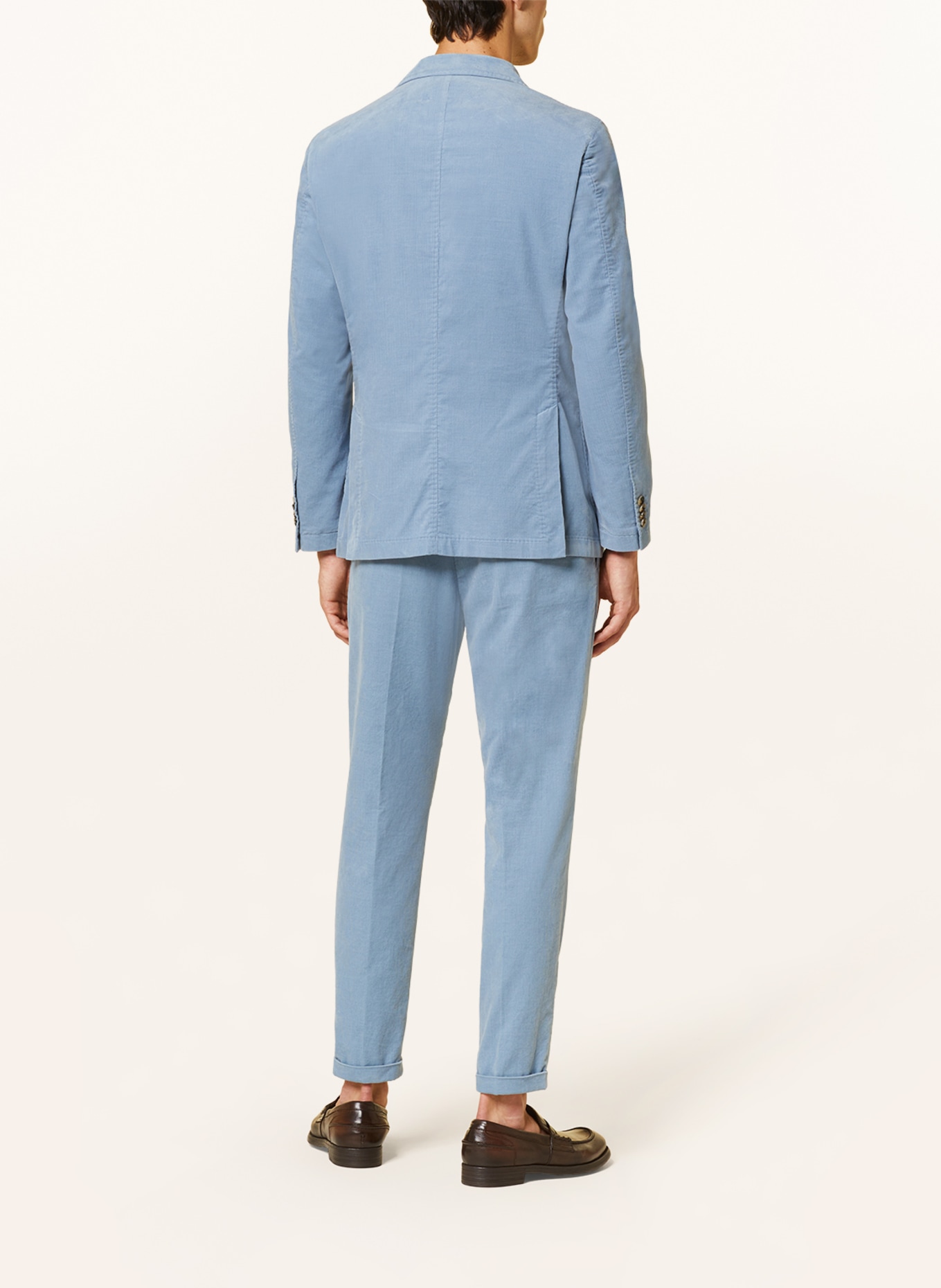 windsor. Suit jacket GIRO shaped fit in corduroy, Color: LIGHT BLUE (Image 3)