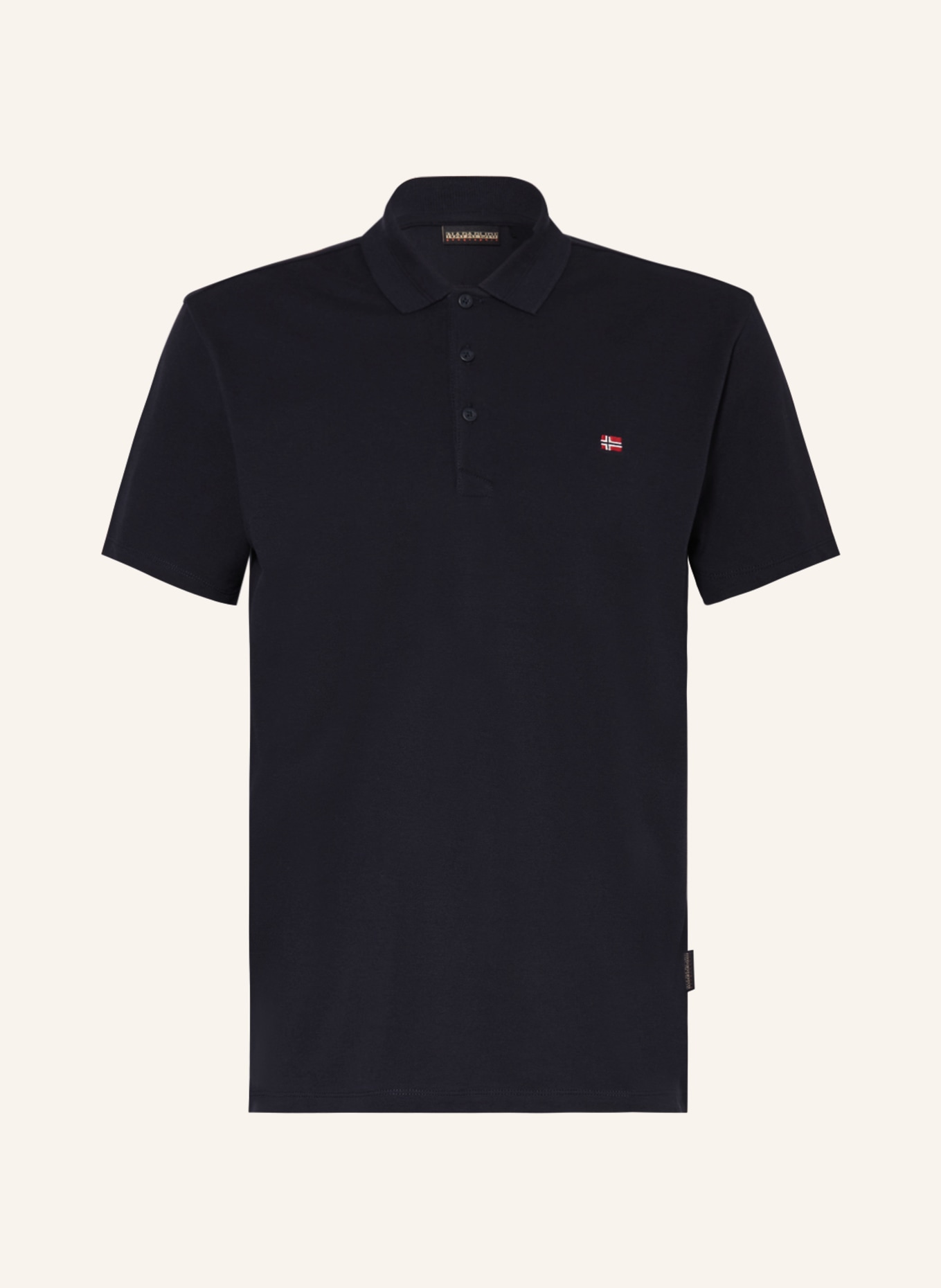 NAPAPIJRI Piqué polo shirt EALIS, Color: DARK BLUE (Image 1)