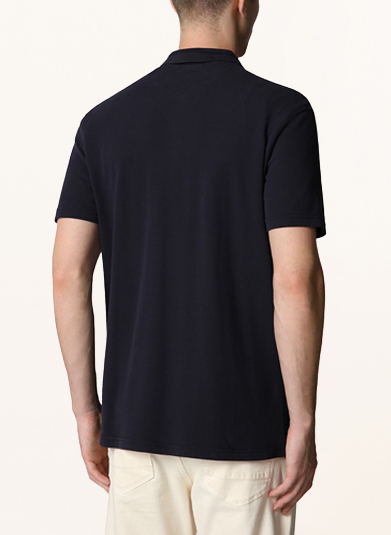 NAPAPIJRI Piqué polo shirt EALIS, Color: DARK BLUE (Image 3)