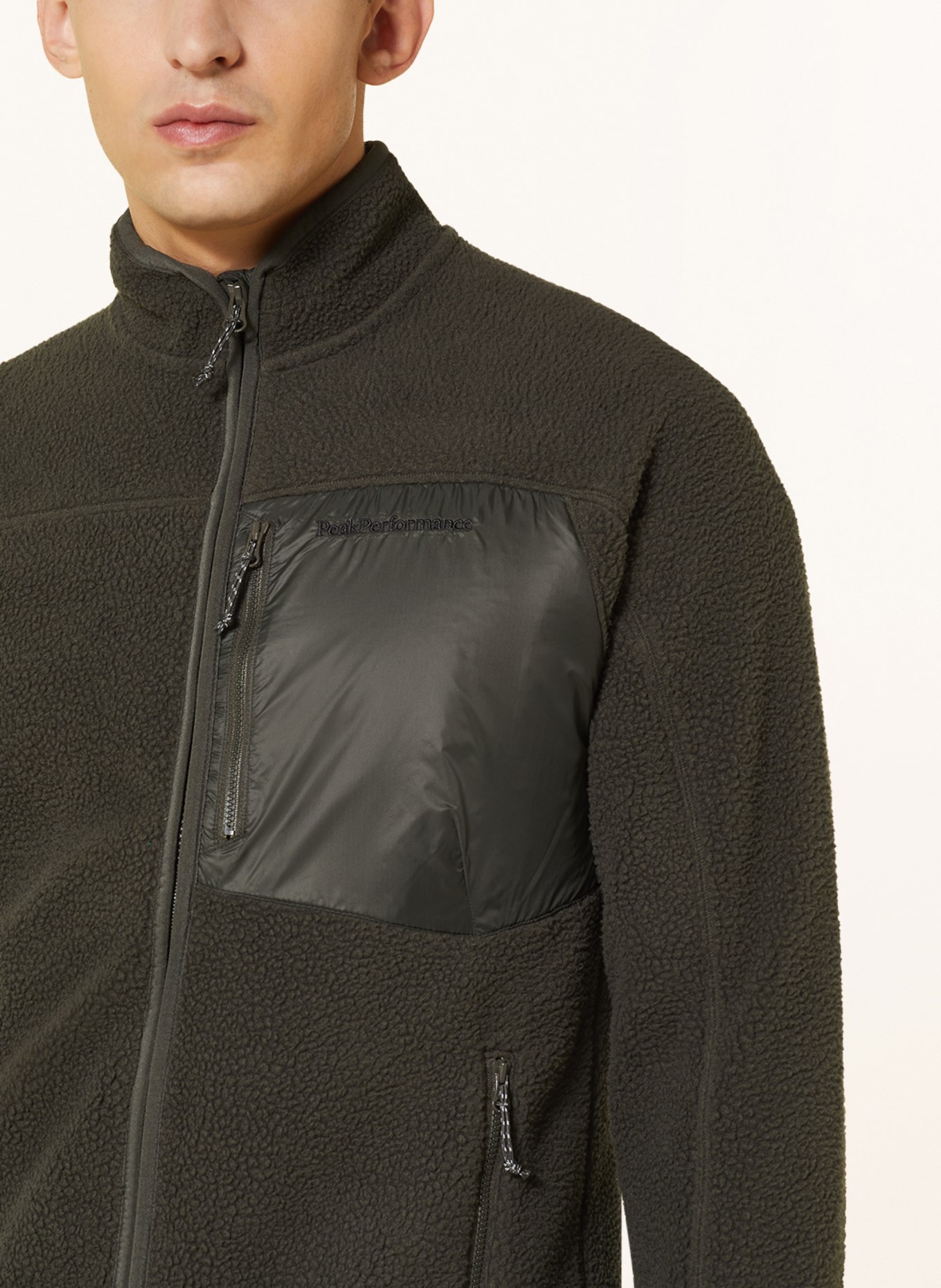 Peak Performance Fleece jacket, Color: OLIVE (Image 4)