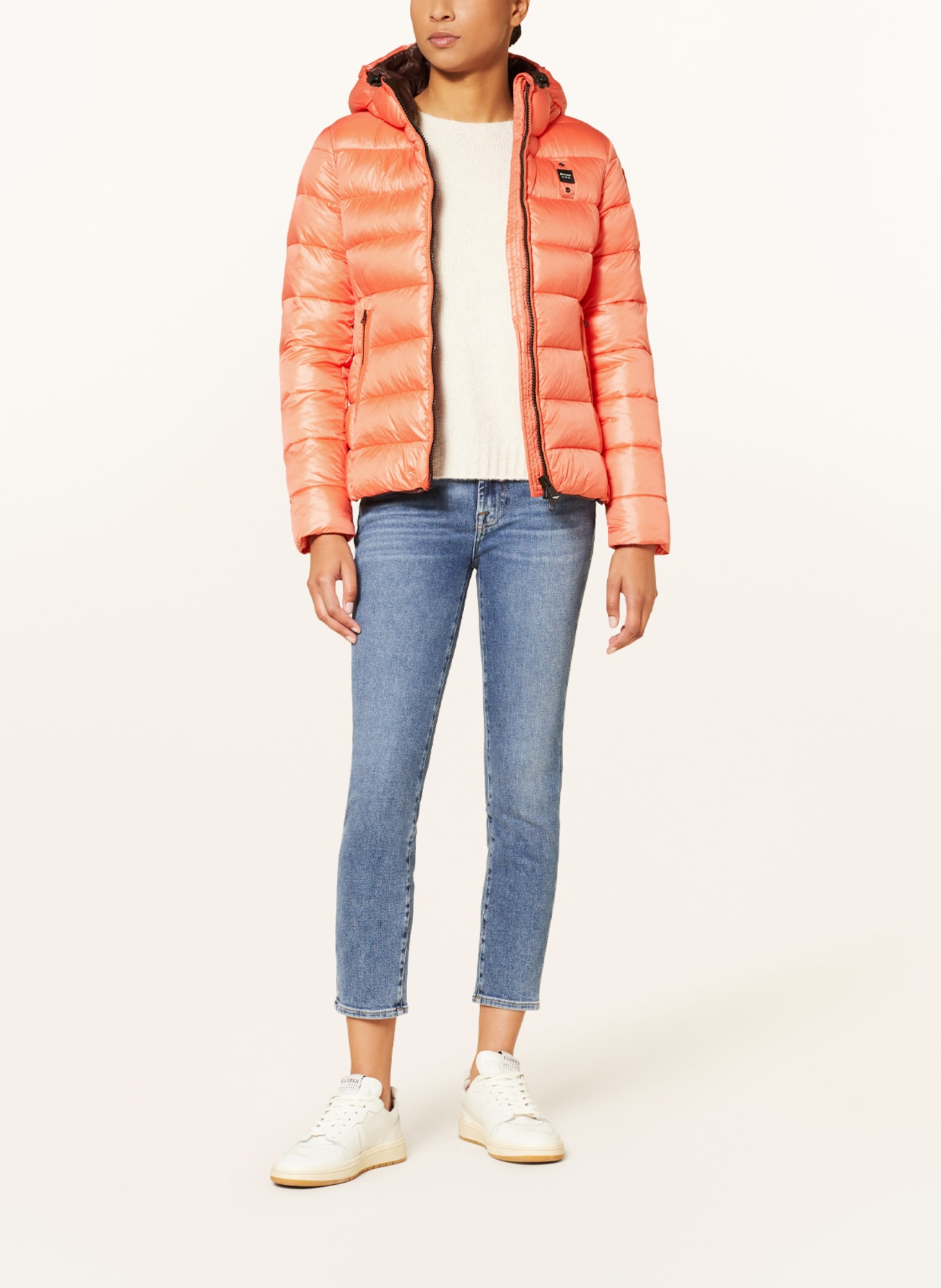 Blauer Quilted jacket with DUPONT™ SORONA® insulation, Color: SALMON (Image 2)