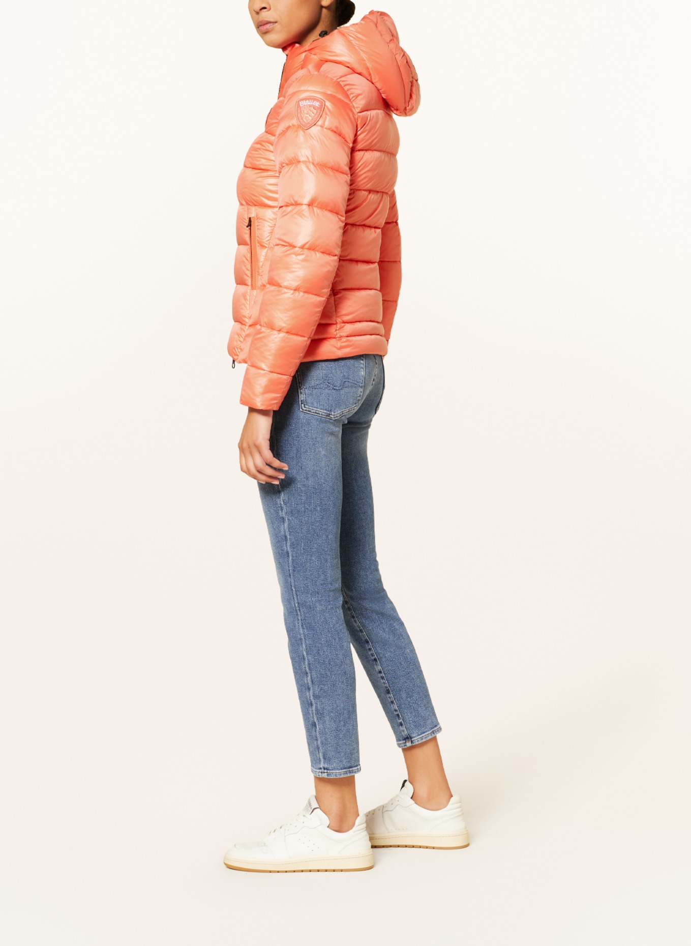 Blauer Quilted jacket with DUPONT™ SORONA® insulation, Color: SALMON (Image 4)