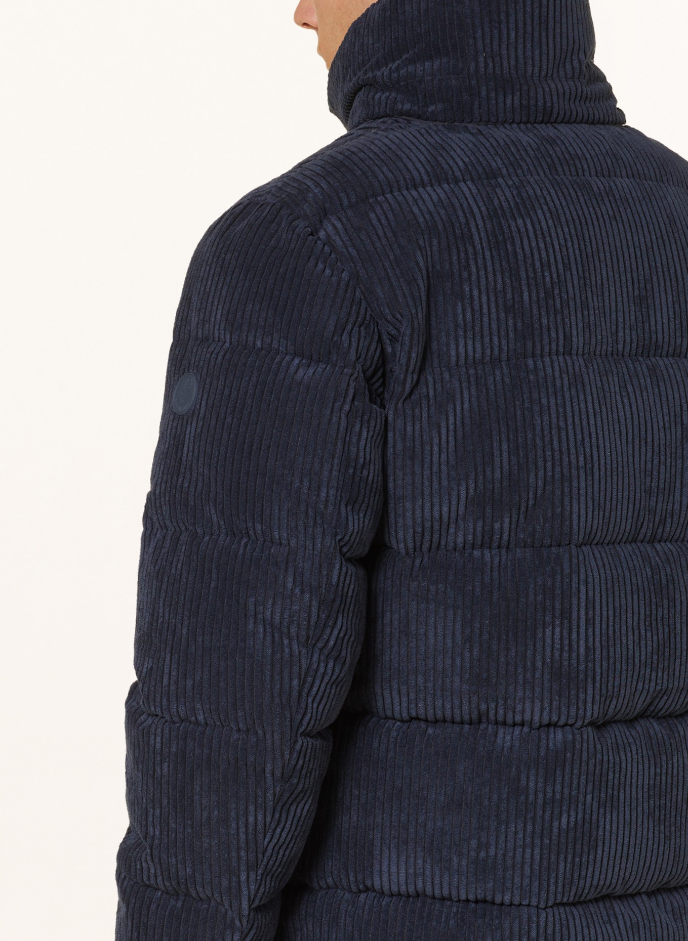 SAVE THE DUCK Quilted jacket ALBUS made from corduroy, Color: DARK BLUE (Image 6)