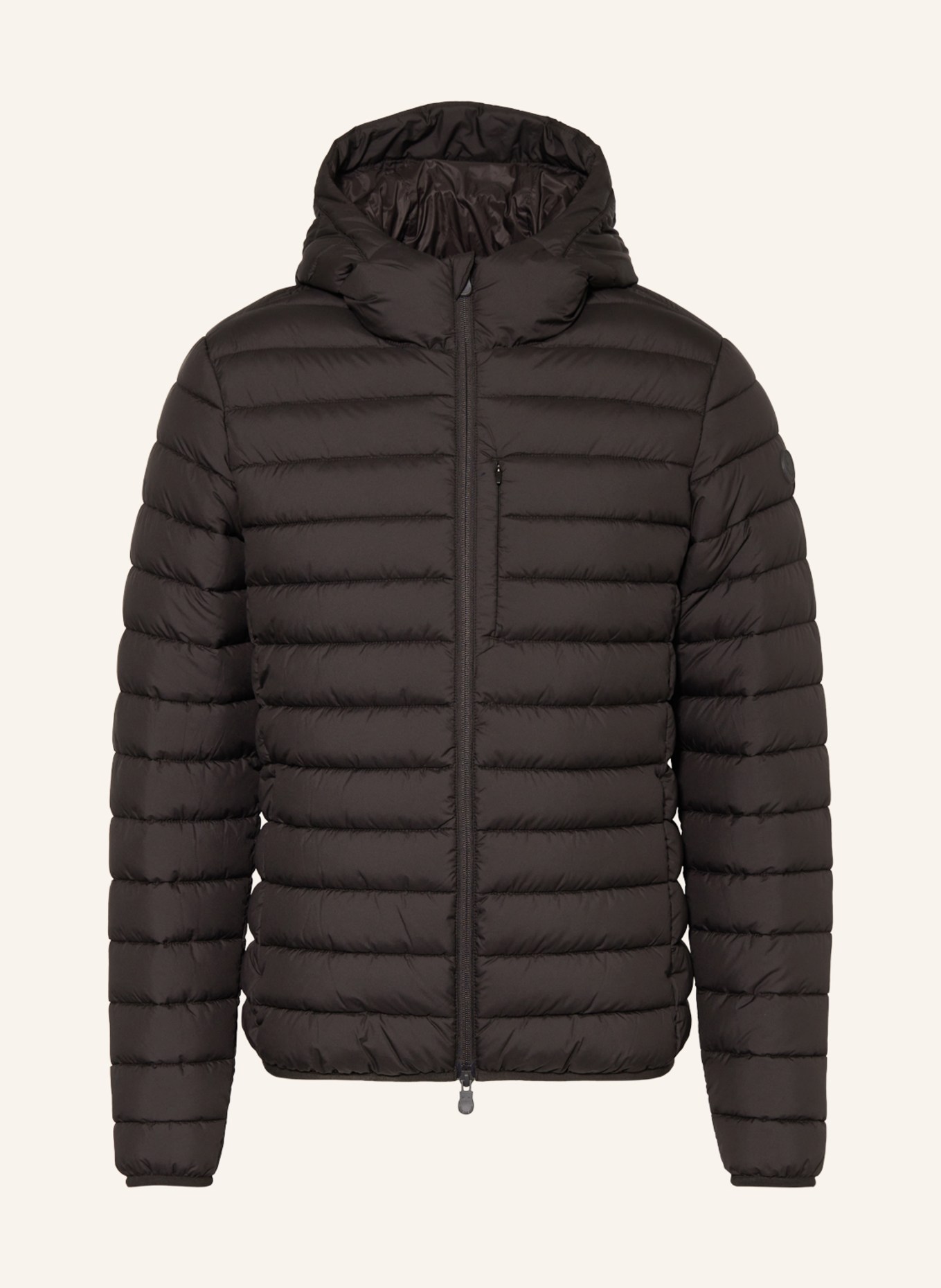 SAVE THE DUCK Quilted jacket JUNCUS, Color: DARK BROWN (Image 1)