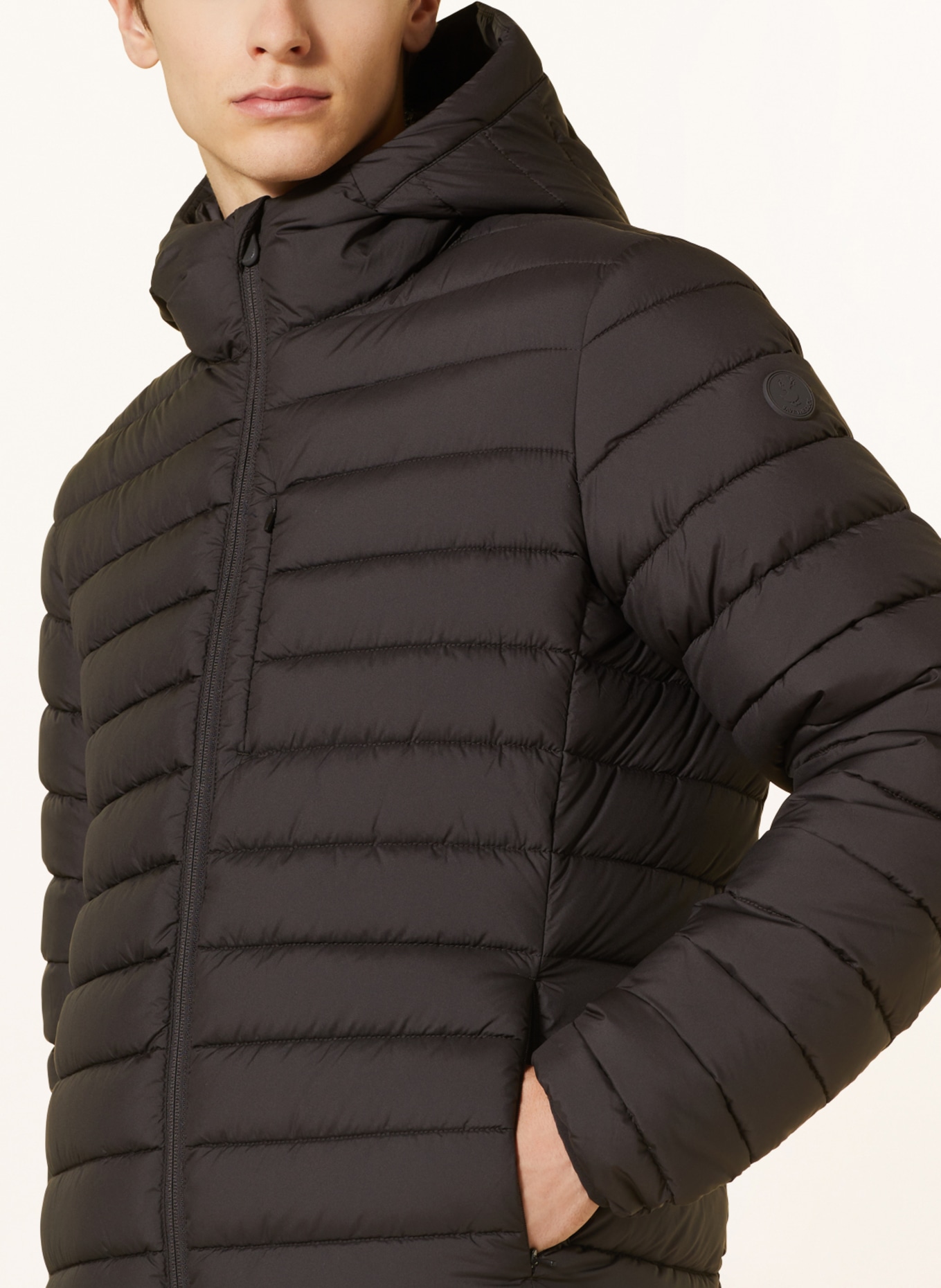 SAVE THE DUCK Quilted jacket JUNCUS, Color: DARK BROWN (Image 5)