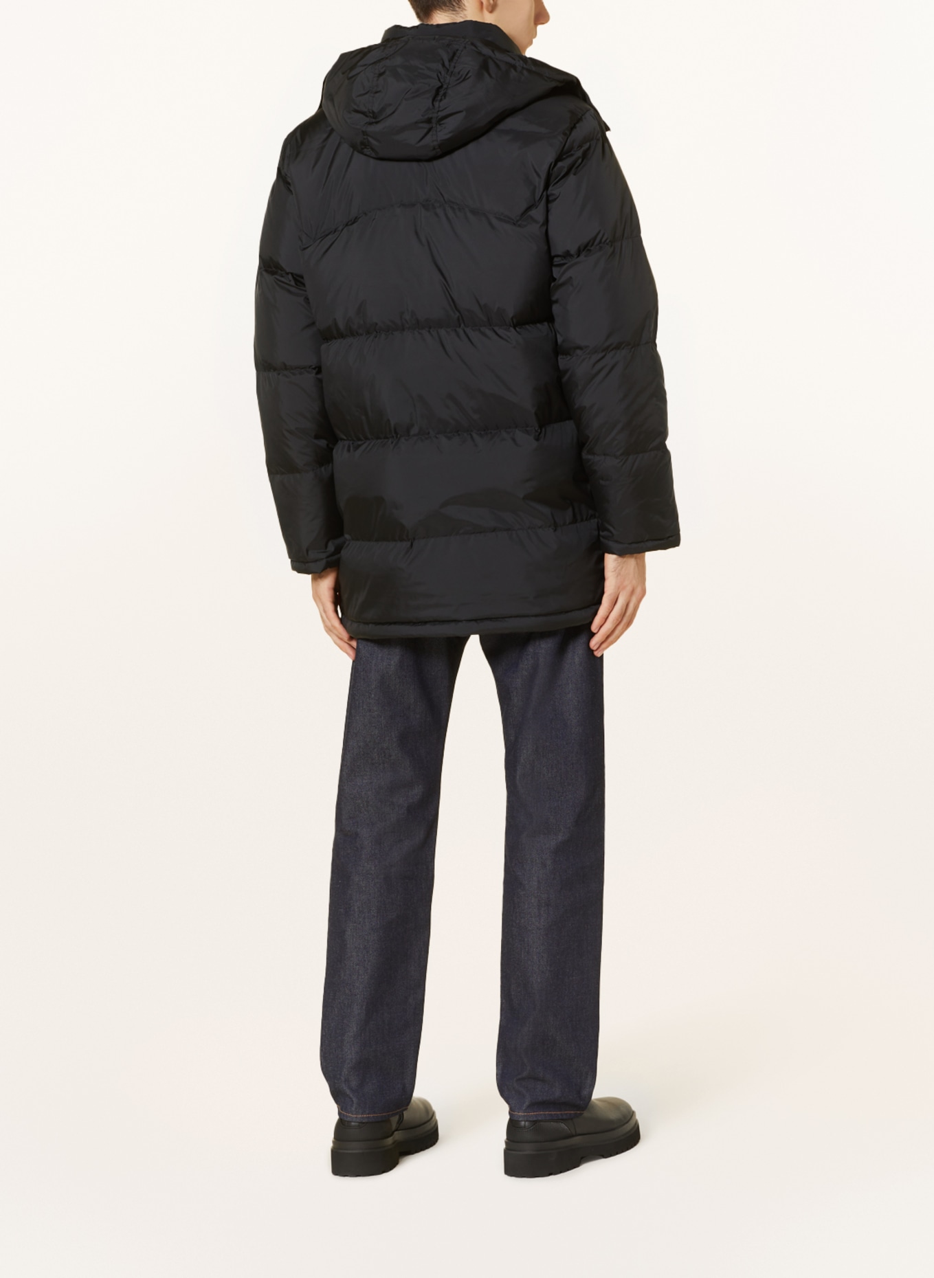 Levi's® Péřový kabát LAUREL s odnímatelnou kapucí, Barva: ČERNÁ (Obrázek 3)