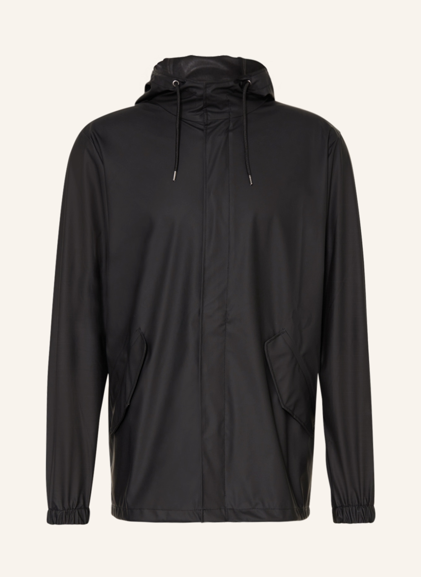 RAINS Rain jacket, Color: BLACK (Image 1)