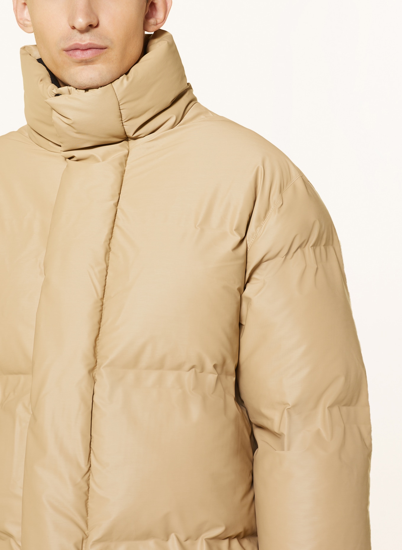 RAINS Quilted jacket BATOR, Color: BEIGE (Image 4)