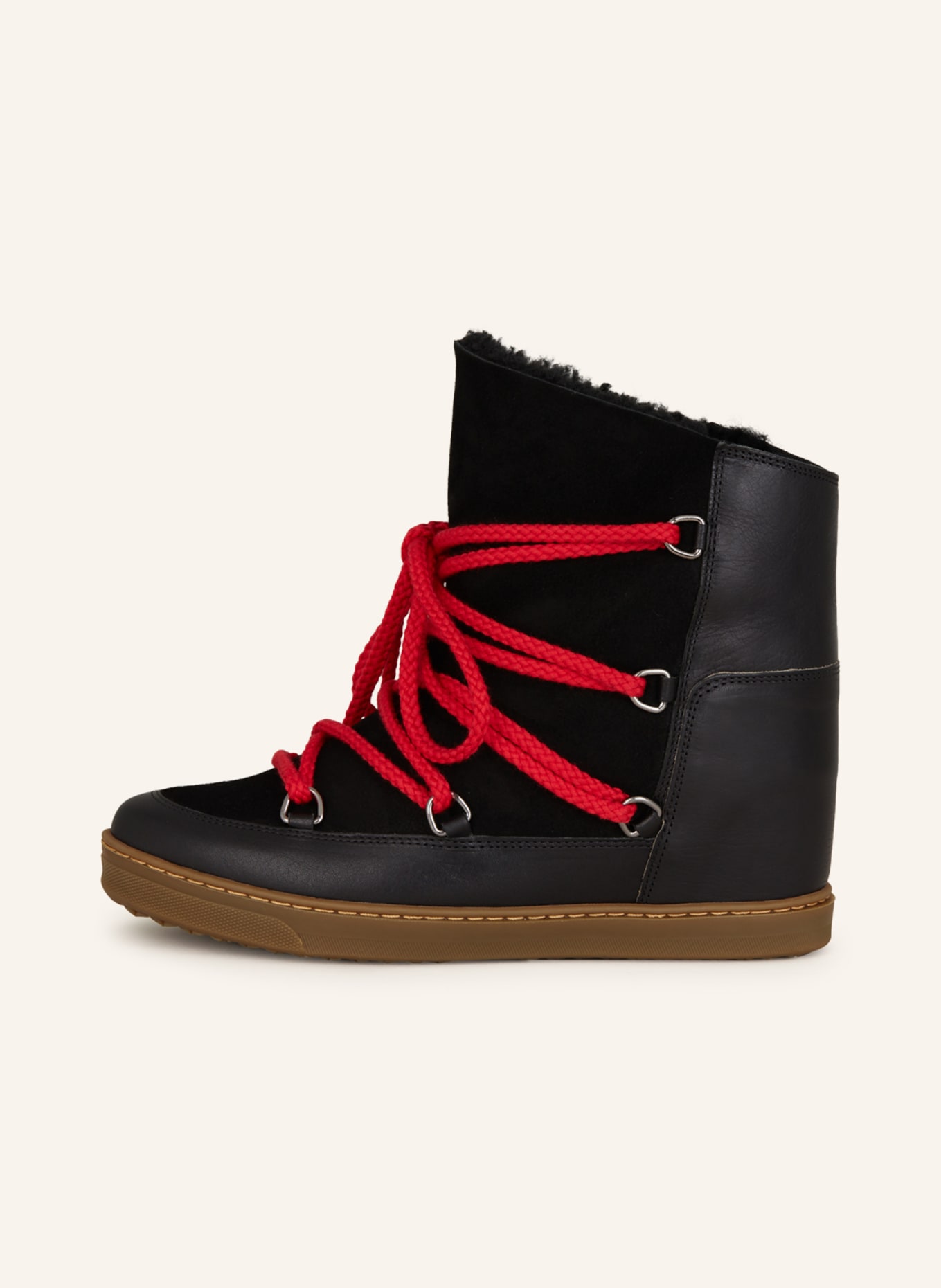ISABEL MARANT Boots, Color: BLACK/ RED (Image 4)