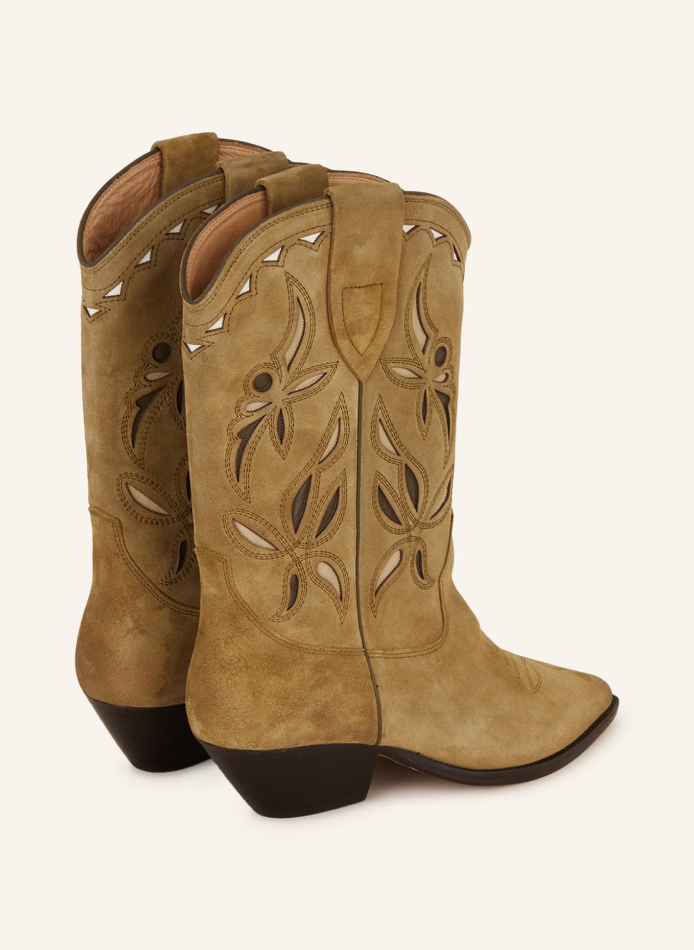 ISABEL MARANT Cowboy Boots DUERTO, Color: LIGHT GREEN (Image 2)