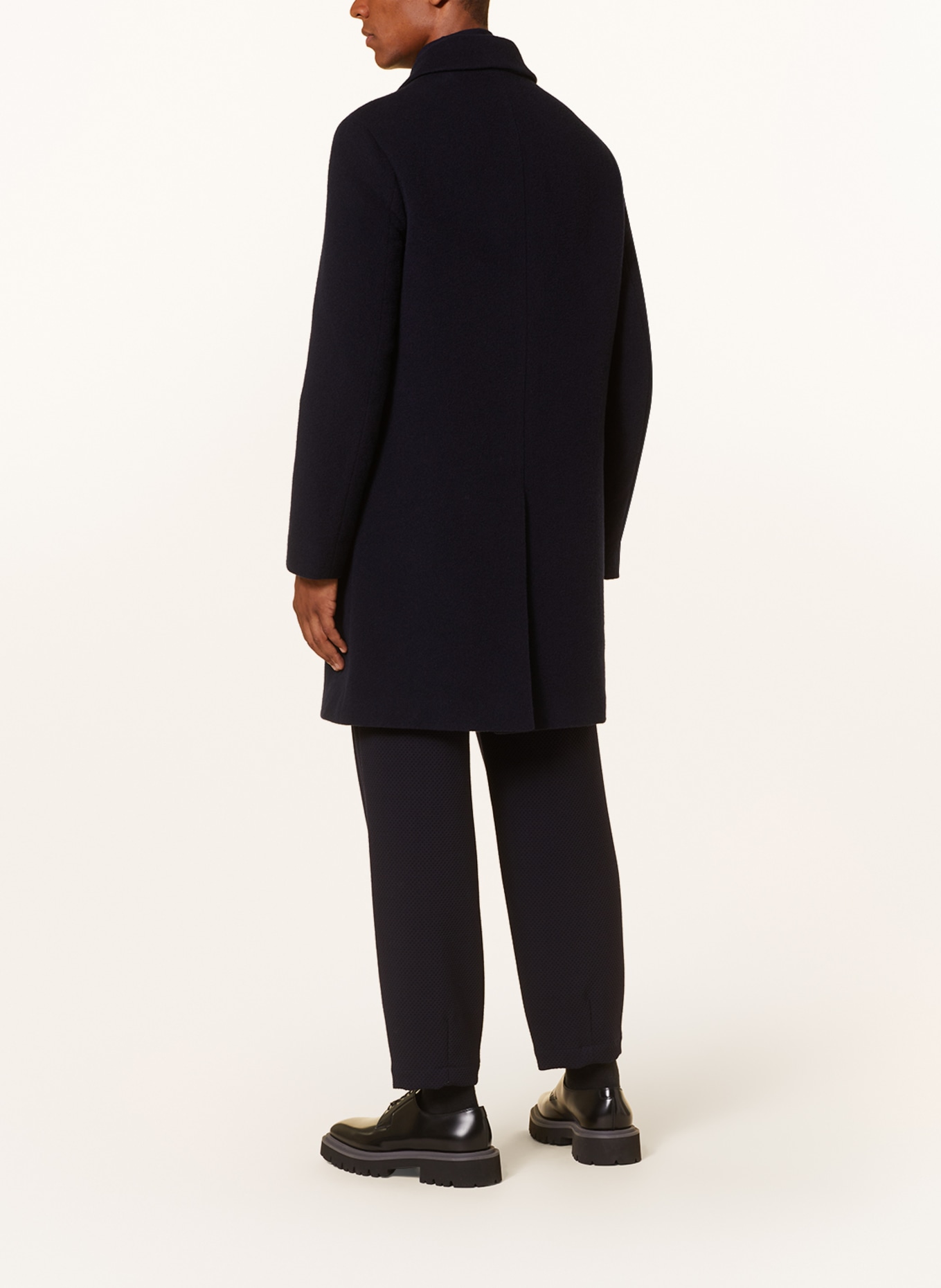 GIORGIO ARMANI Wool coat, Color: DARK BLUE (Image 3)