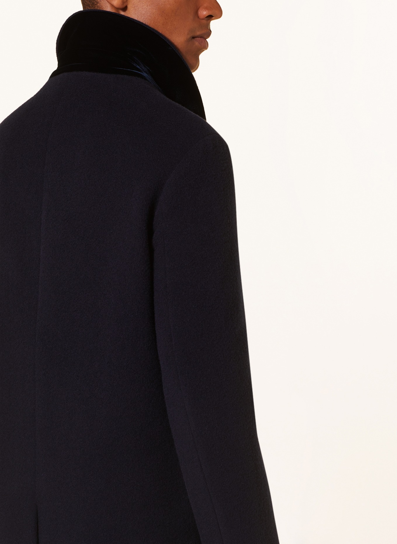 GIORGIO ARMANI Wool coat, Color: DARK BLUE (Image 5)