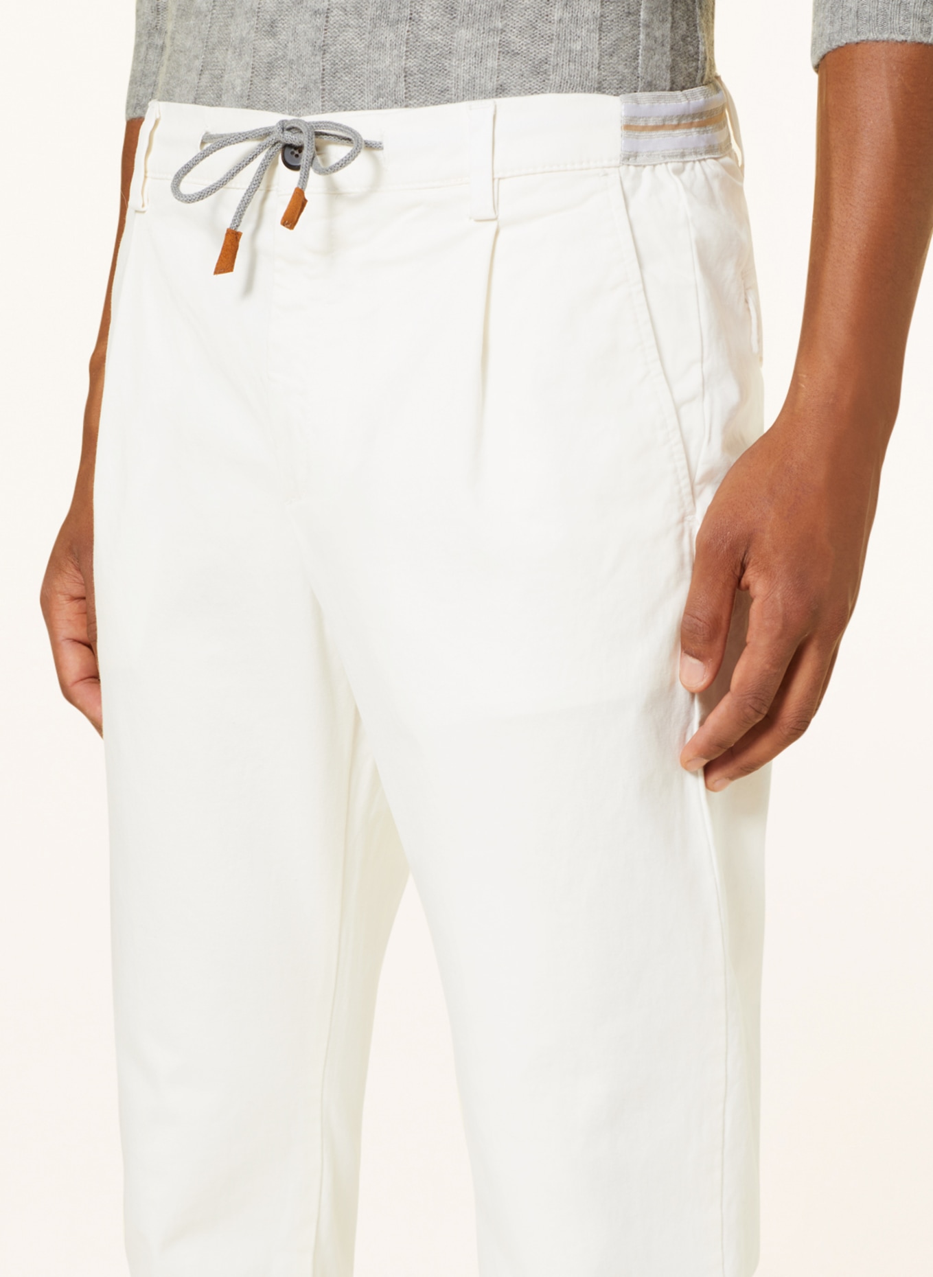 eleventy Chino kalhoty, Barva: BÍLÁ (Obrázek 5)