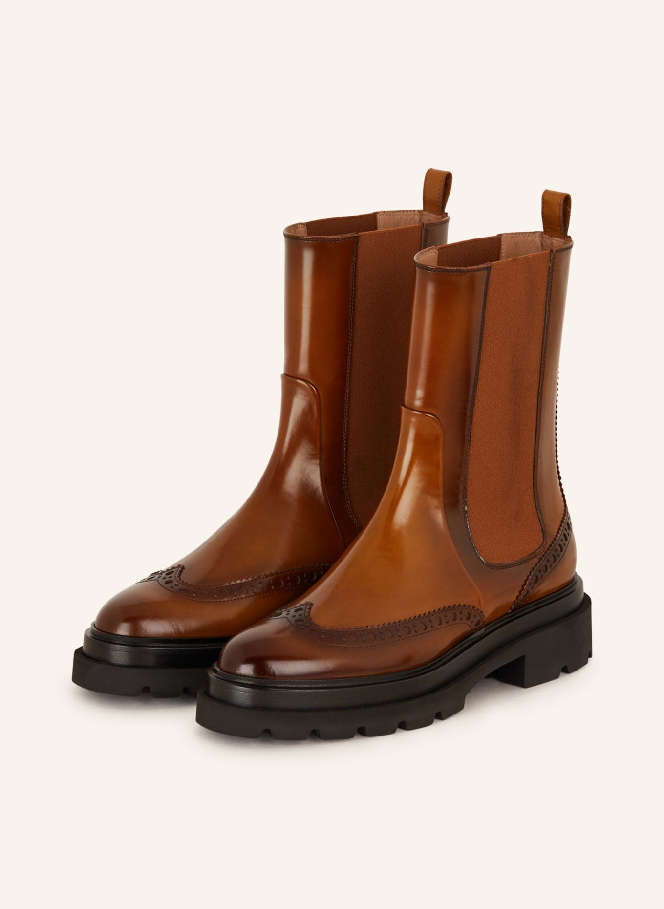 Santoni Chelsea boots FLOES, Color: BROWN (Image 1)