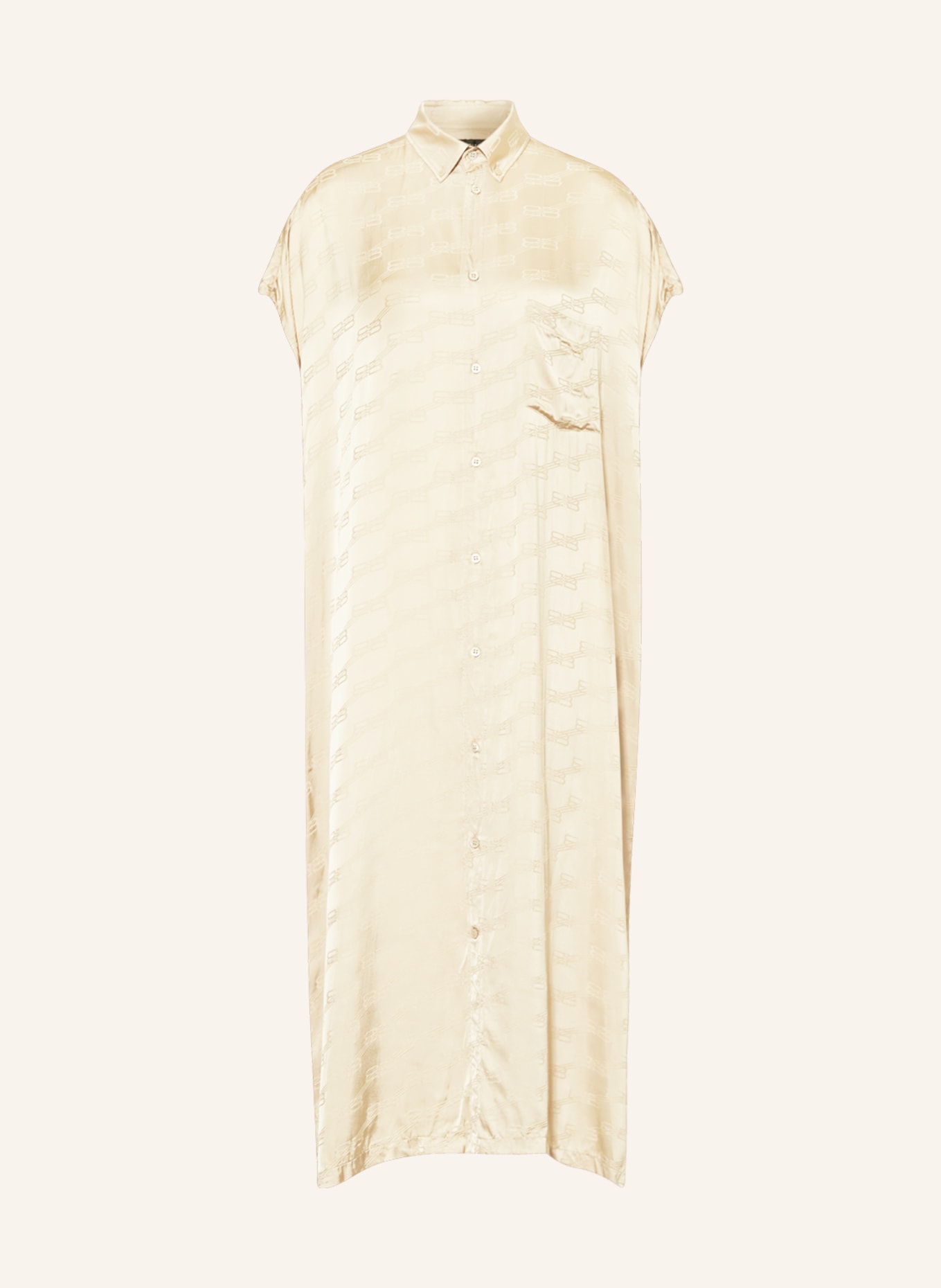 BALENCIAGA Sukienka koszulowa, Kolor: KREMOWY (Obrazek 1)
