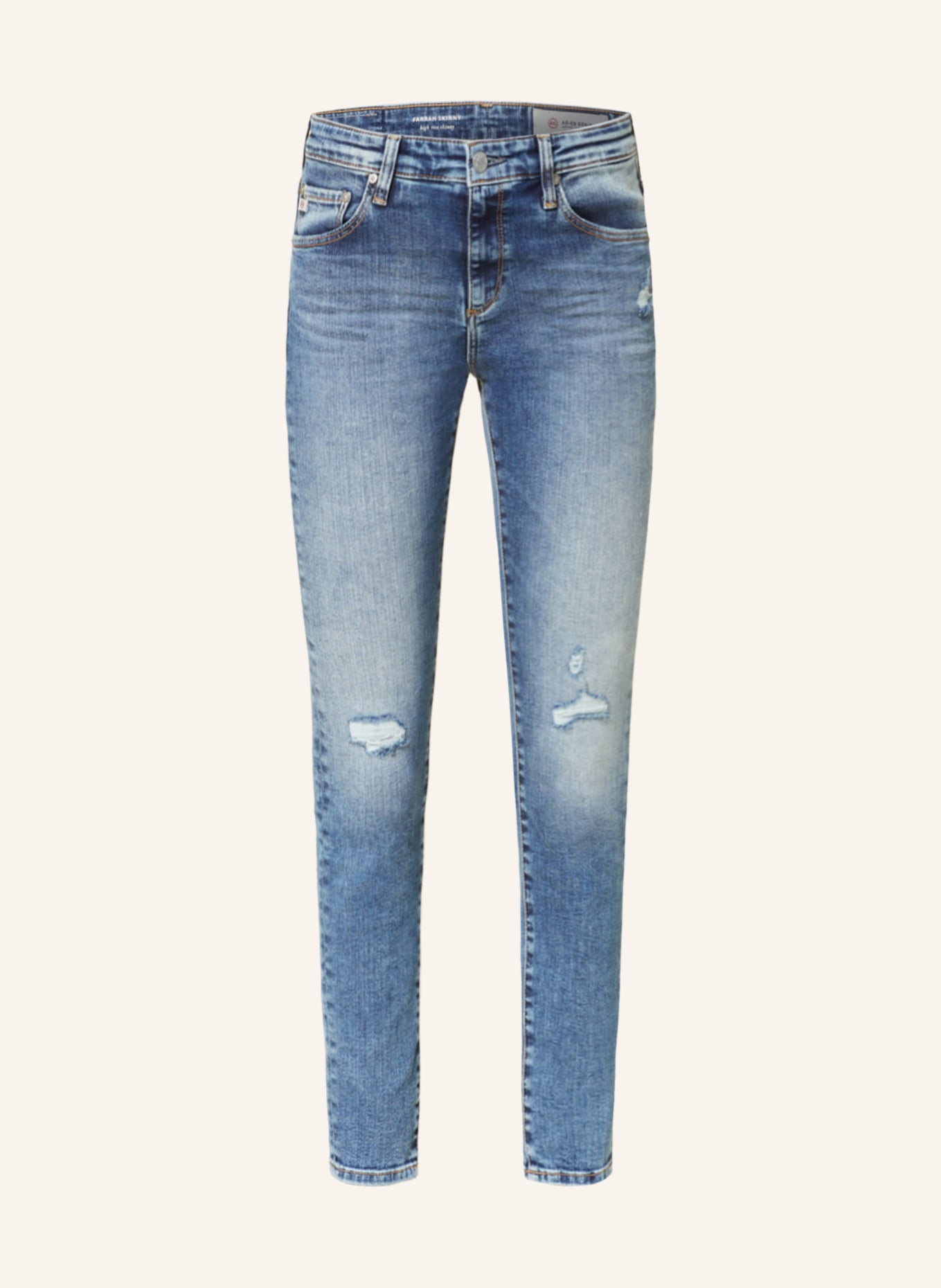 AG Jeans Skinny Jeans FARRAH, Farbe: 22YPQV MID BLUE (Bild 1)
