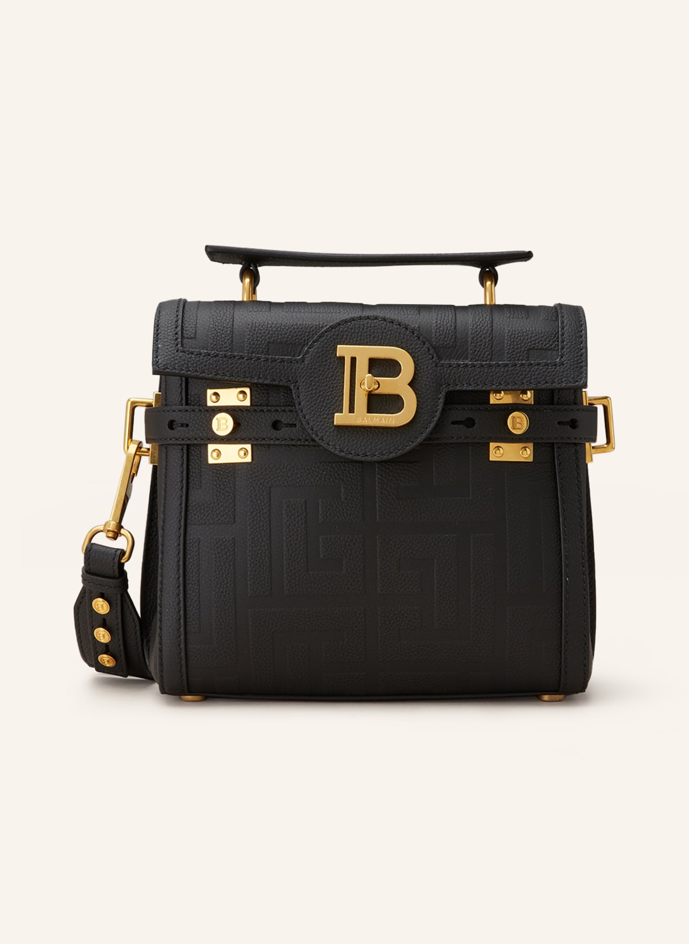 BALMAIN Handbag B-BUZZ 23, Color: BLACK/ GOLD (Image 1)