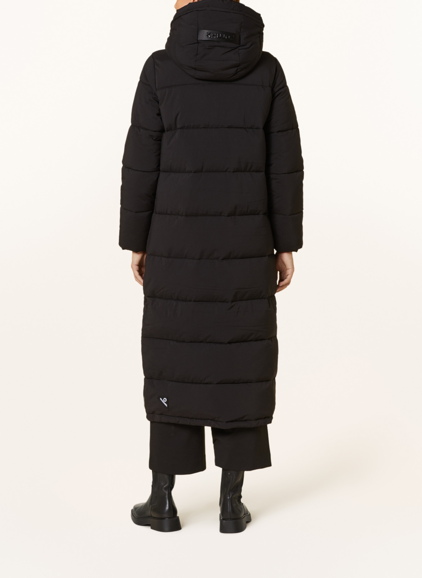 Larissa grey faux store fur hooded coat