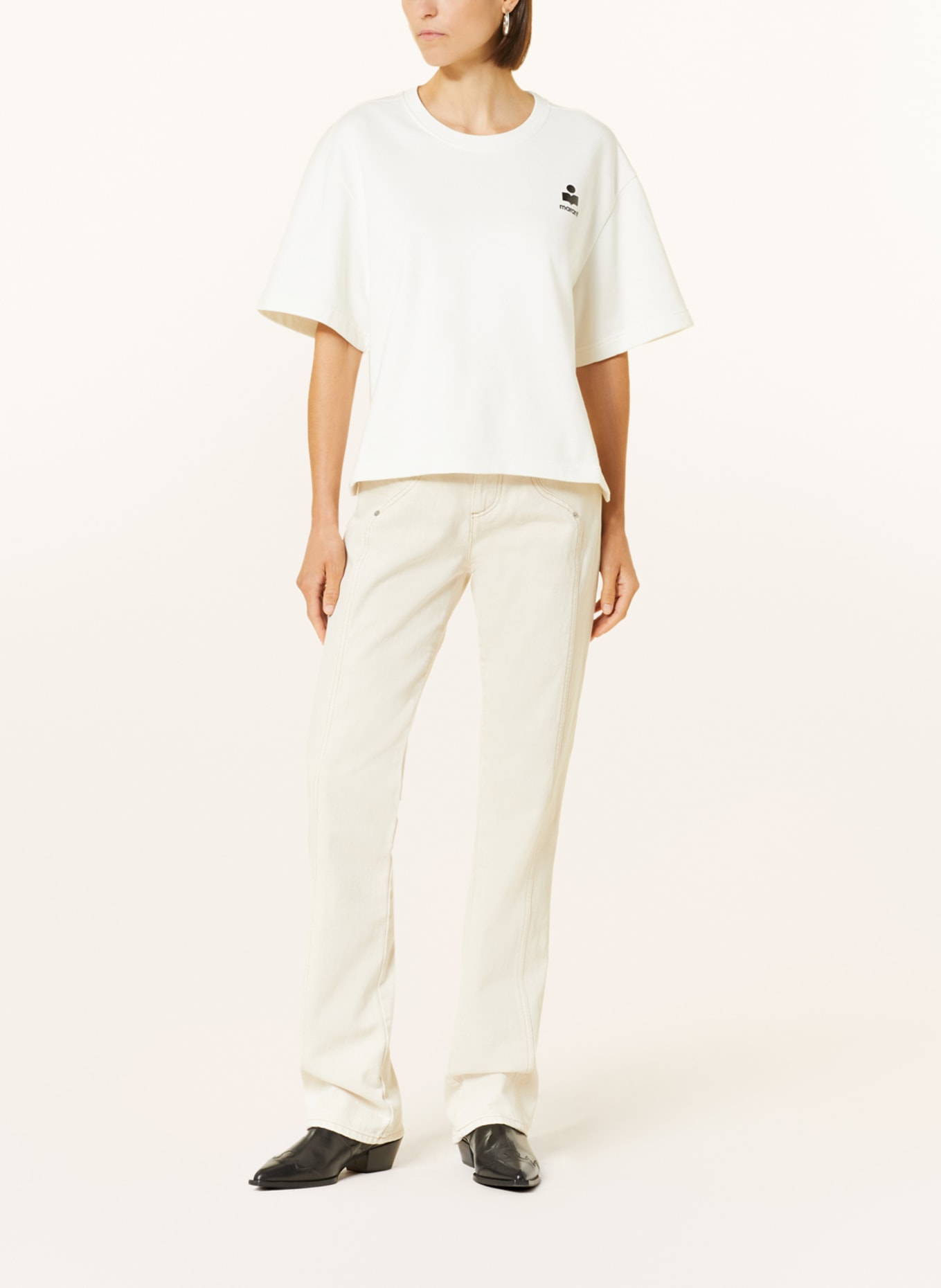 MARANT ÉTOILE Sweatshirt MONA, Color: WHITE (Image 2)