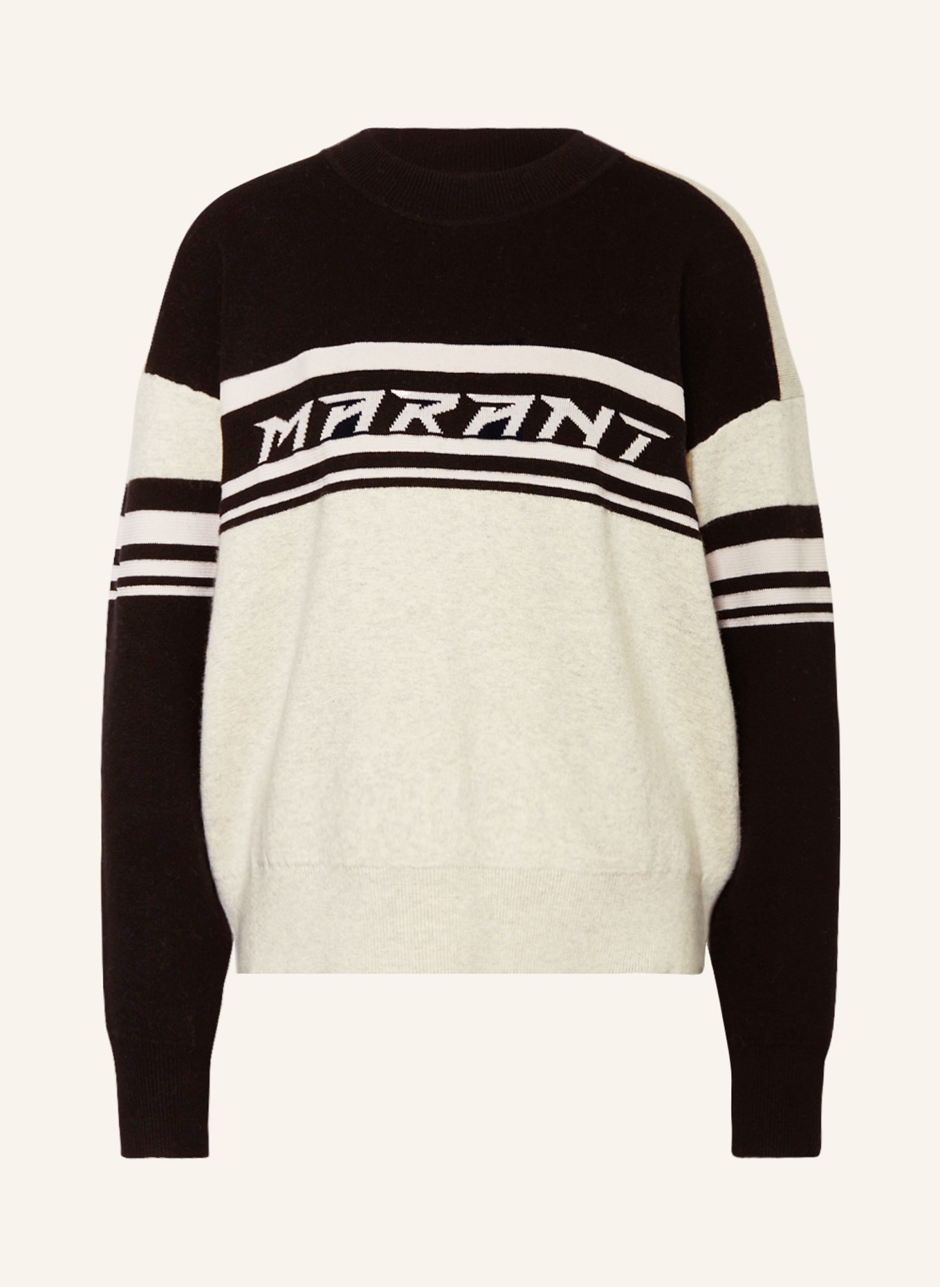 MARANT ÉTOILE Sweater CALLIE, Color: BLACK/ ECRU (Image 1)