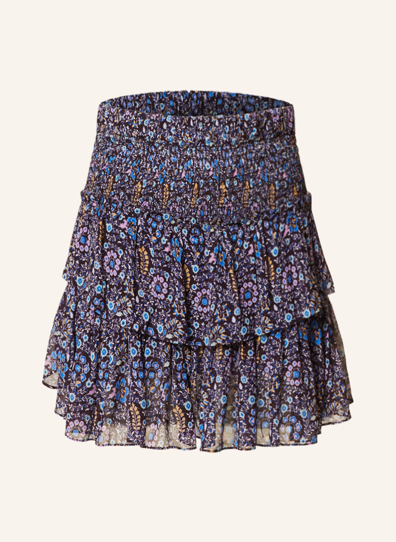 MARANT ÉTOILE Skirt HILARI, Color: BLACK/ BLUE/ PINK (Image 1)