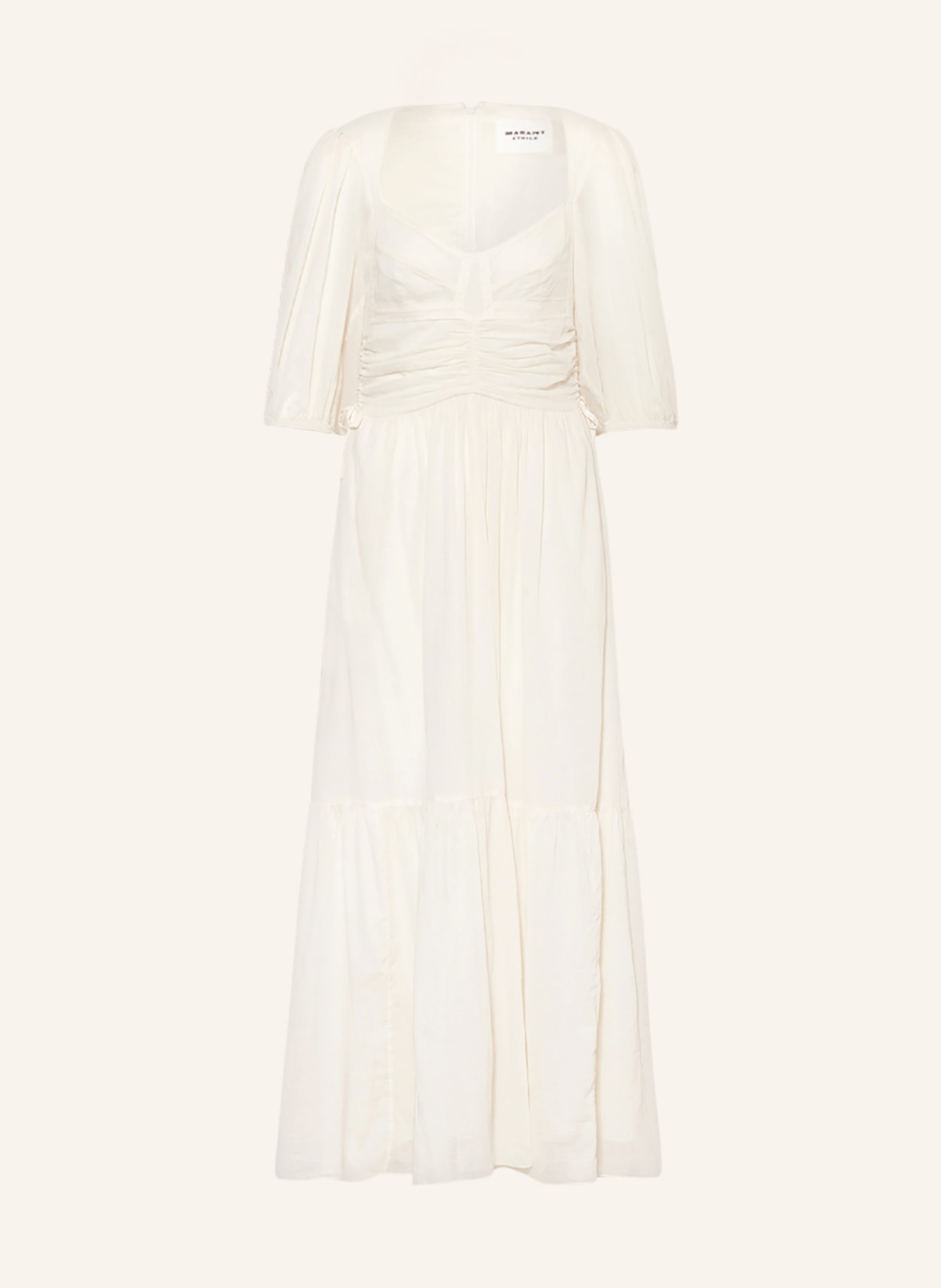 MARANT ÉTOILE Dress LEONIZA, Color: ECRU (Image 1)