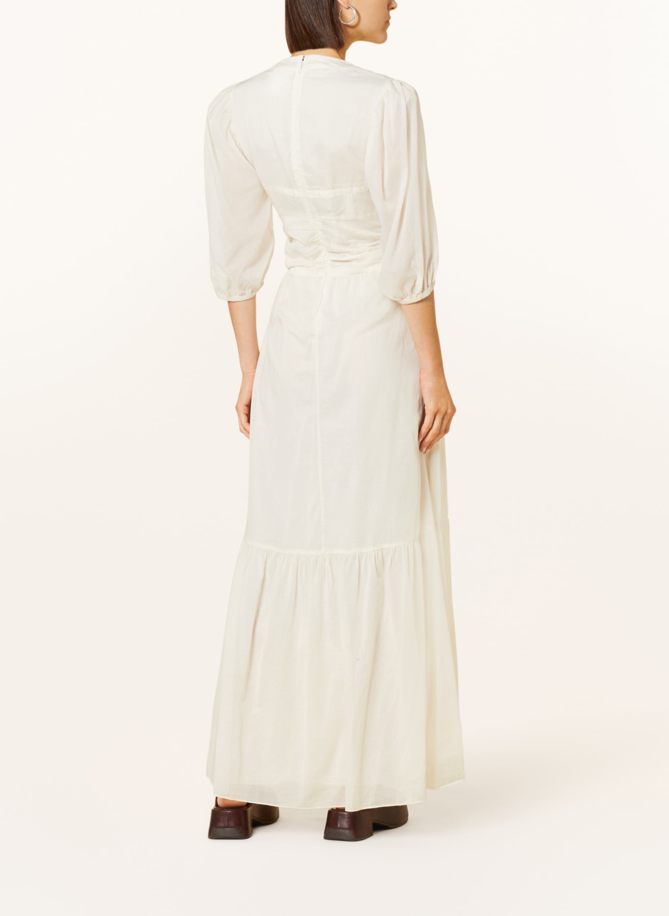 MARANT ÉTOILE Dress LEONIZA, Color: ECRU (Image 3)
