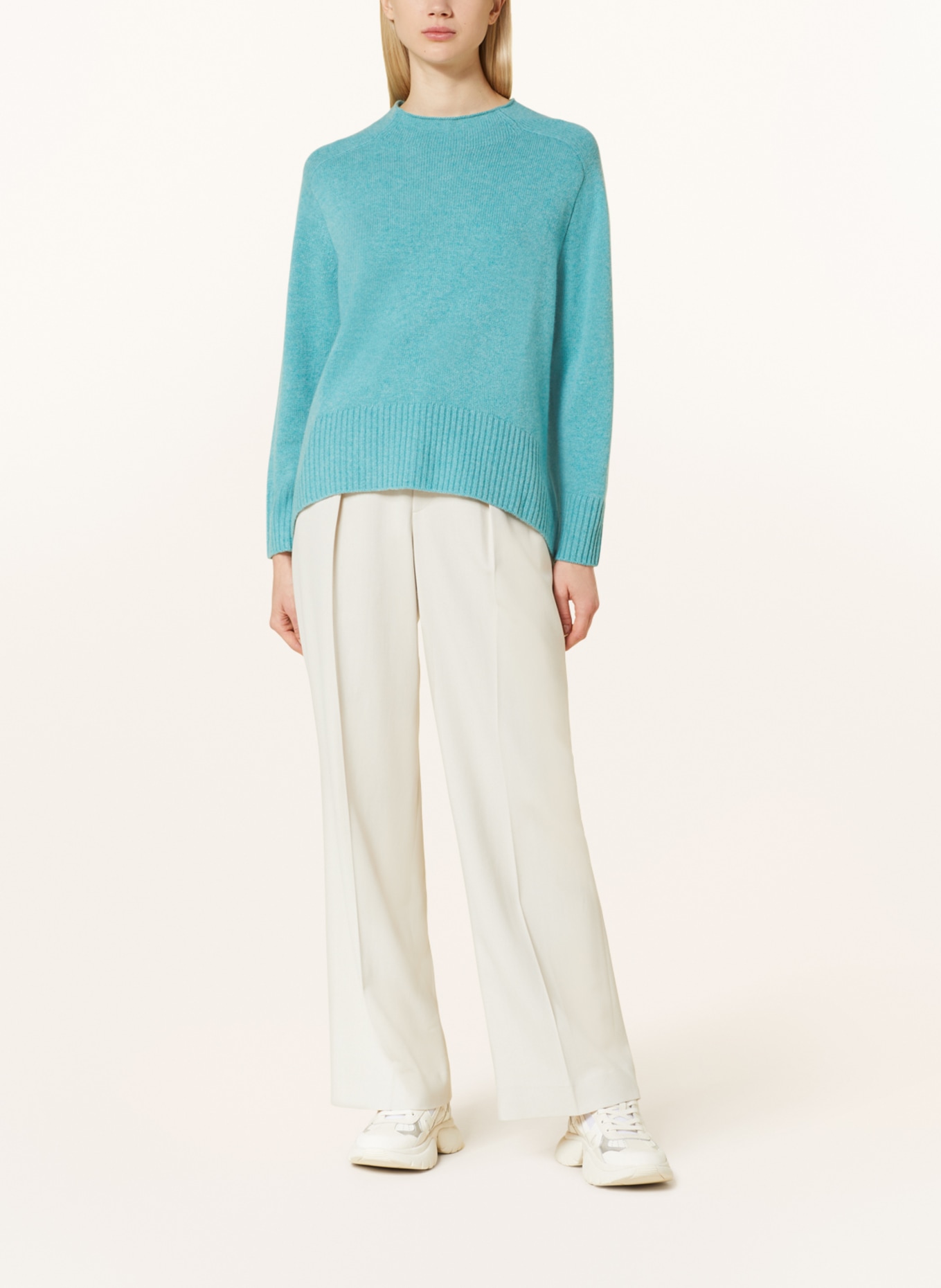 MRS & HUGS Pullover mit Cashmere, Farbe: TÜRKIS (Bild 2)