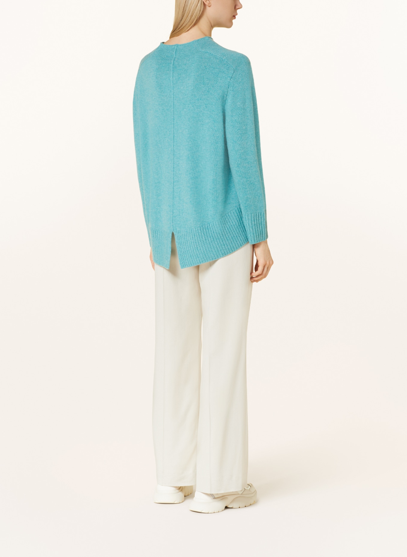 MRS & HUGS Pullover mit Cashmere, Farbe: TÜRKIS (Bild 3)