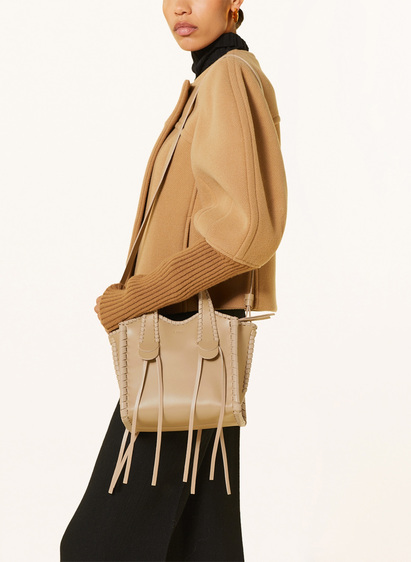 Chloé Handtasche MONY, Farbe: ARGIL BROWN (Bild 4)