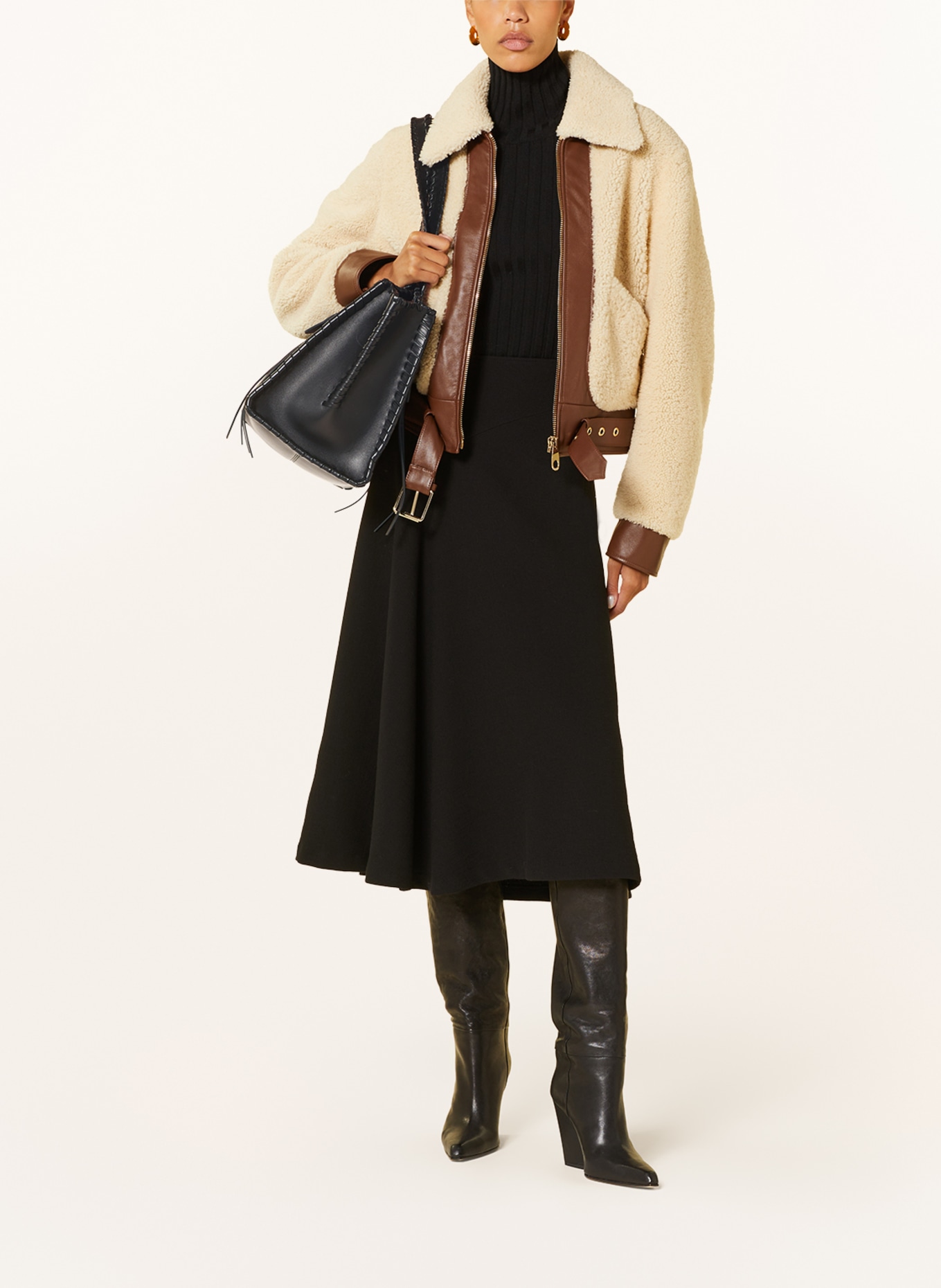 Chloé Shopper MONY, Color: BLACK (Image 5)