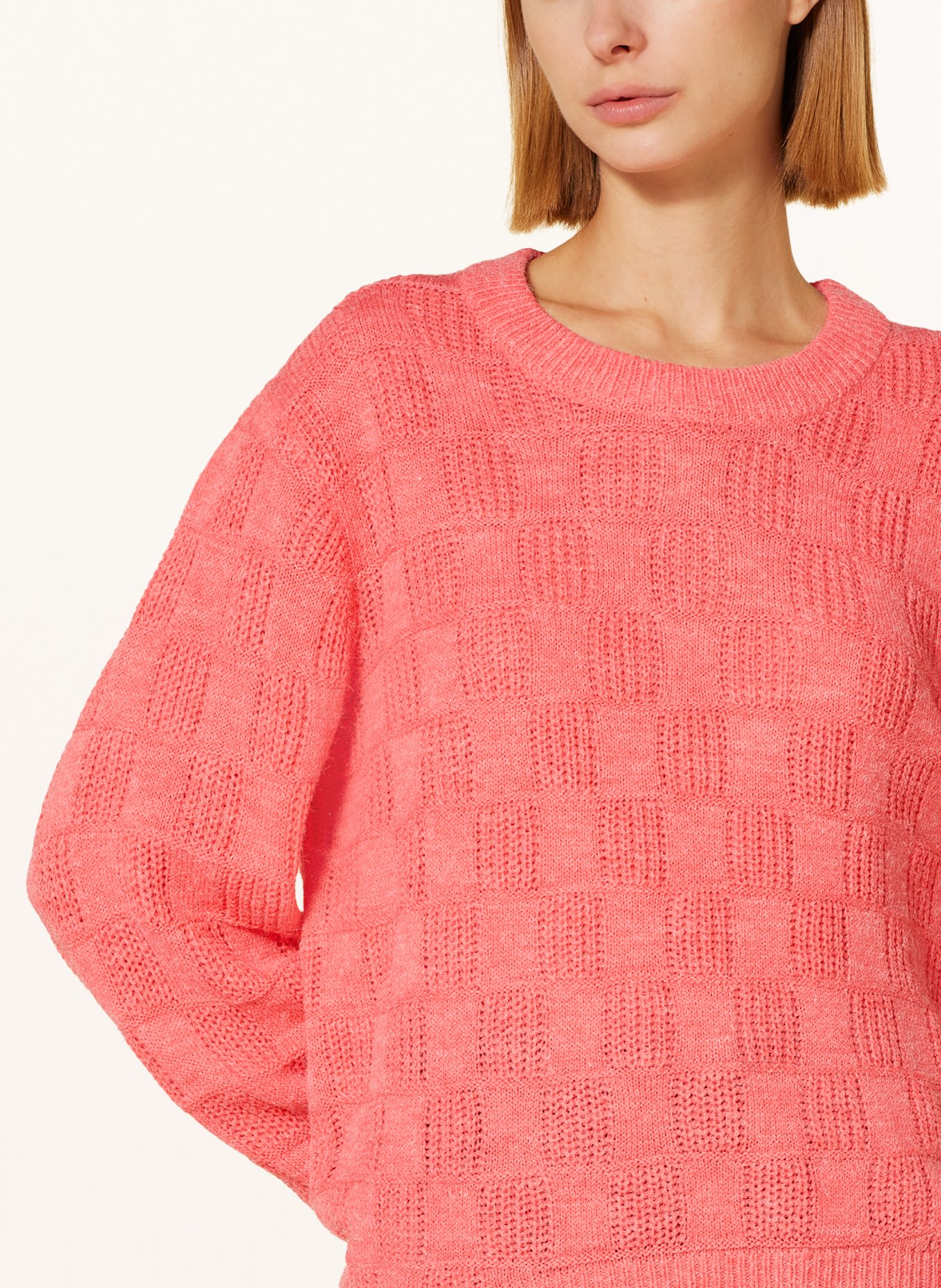 ICHI Sweater IHANOVO, Color: SALMON (Image 4)