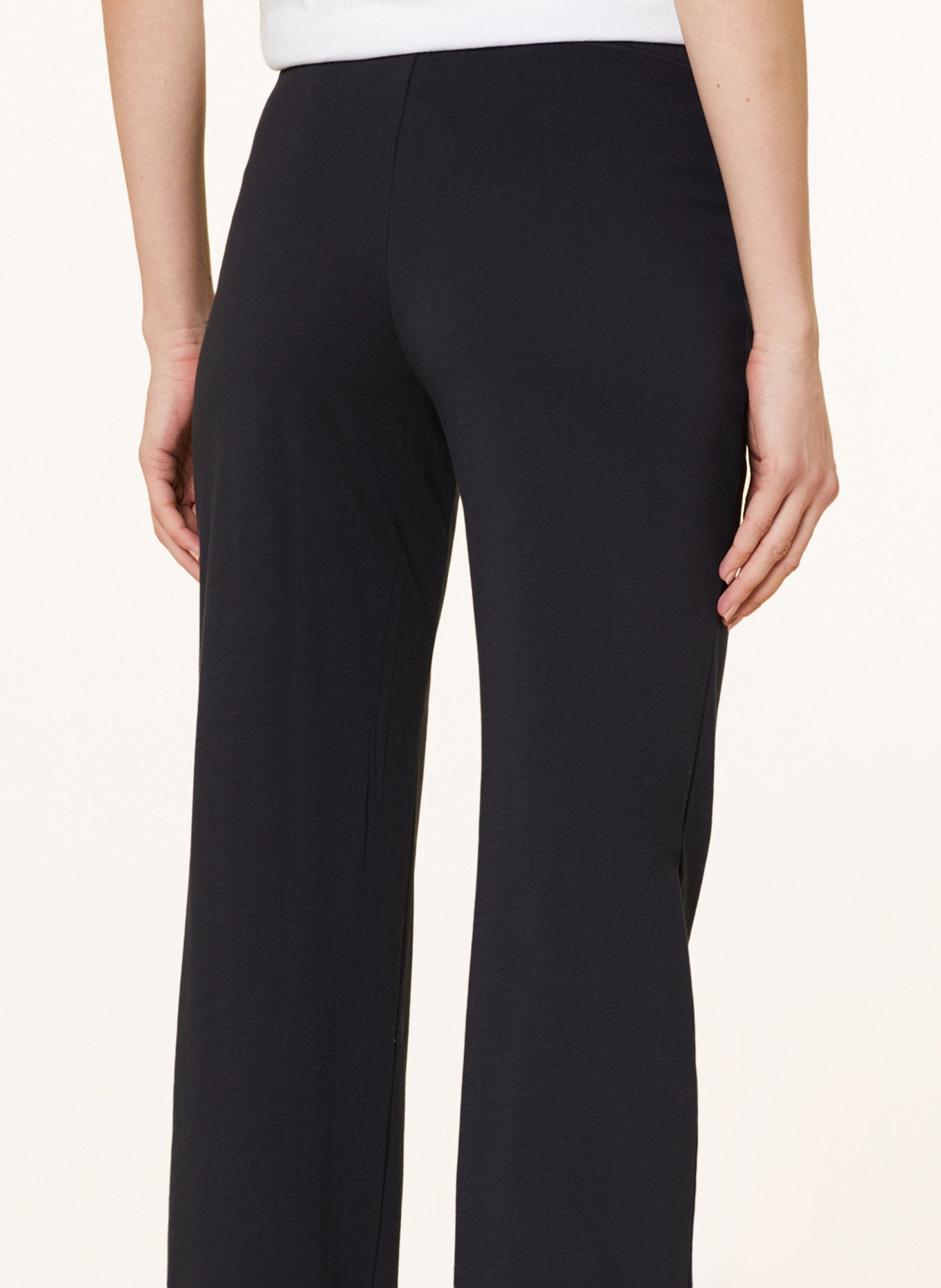 HANRO Loungebroek NATURAL WEAR: ZWART