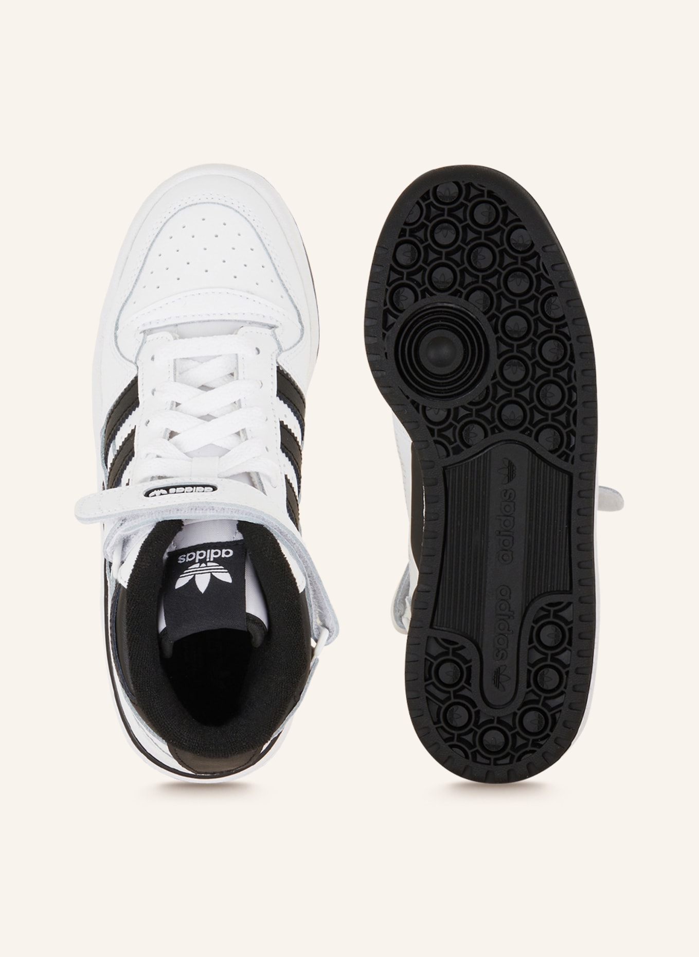 adidas Originals Hightop-Sneaker FORUM MID, Farbe: WEISS/ SCHWARZ (Bild 5)