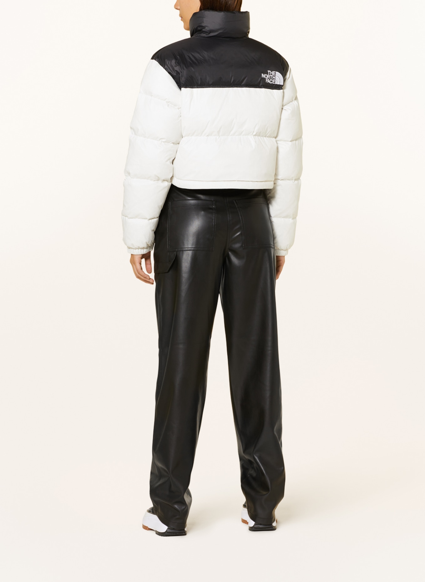 THE NORTH FACE Cropped down jacket, Color: WHITE/ BLACK (Image 3)