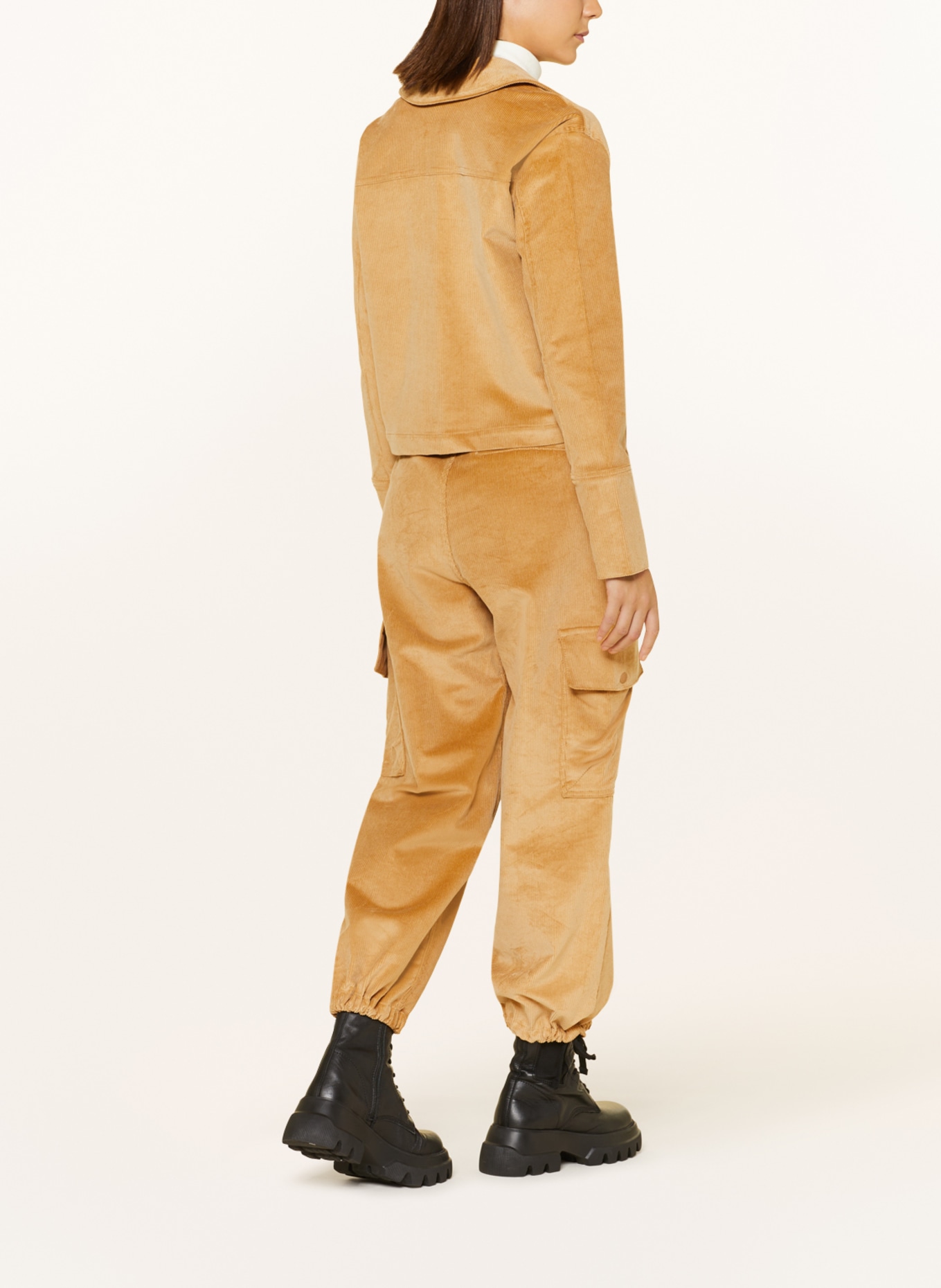 THE NORTH FACE Corduroy overshirt, Color: CAMEL (Image 3)