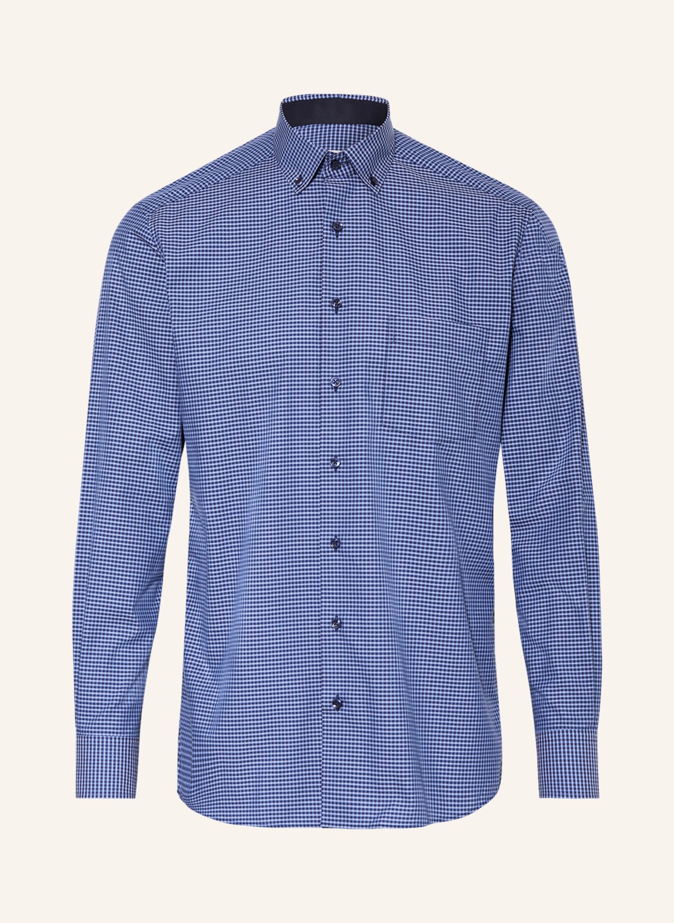 ETERNA Shirt modern fit, Color: DARK BLUE/ BLUE (Image 1)