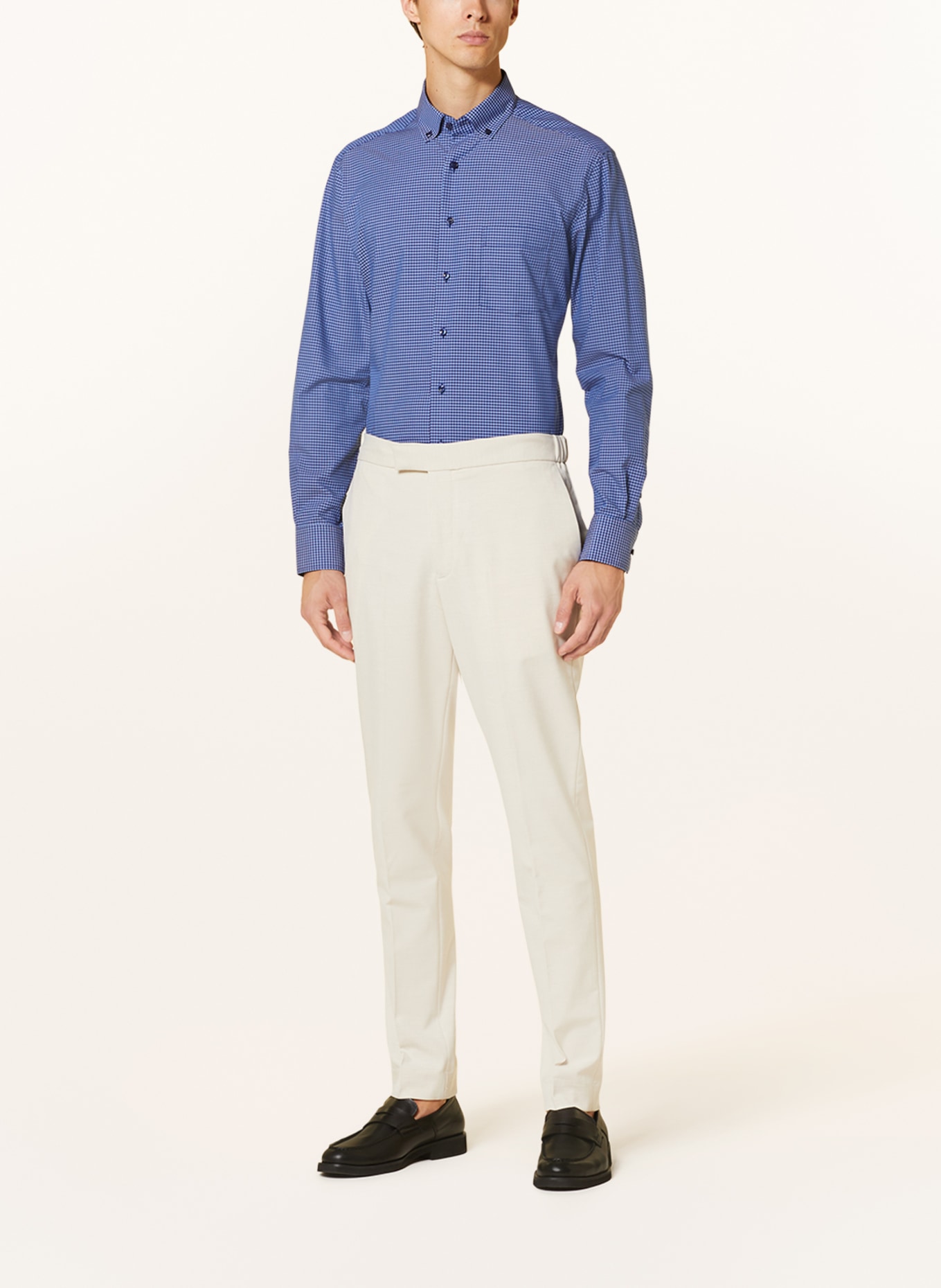 ETERNA Shirt modern fit, Color: DARK BLUE/ BLUE (Image 2)