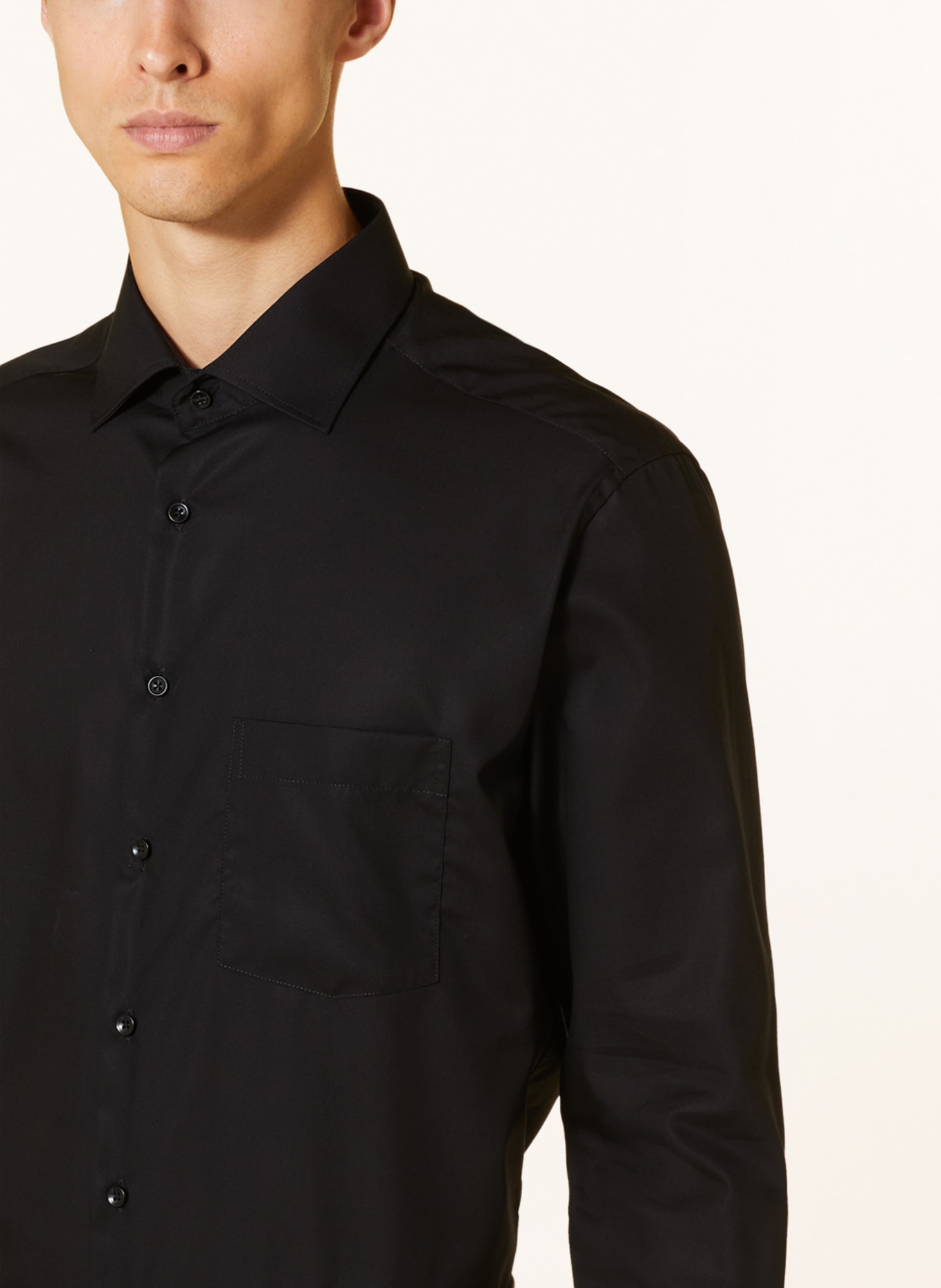 ETERNA Shirt modern fit, Color: BLACK (Image 4)