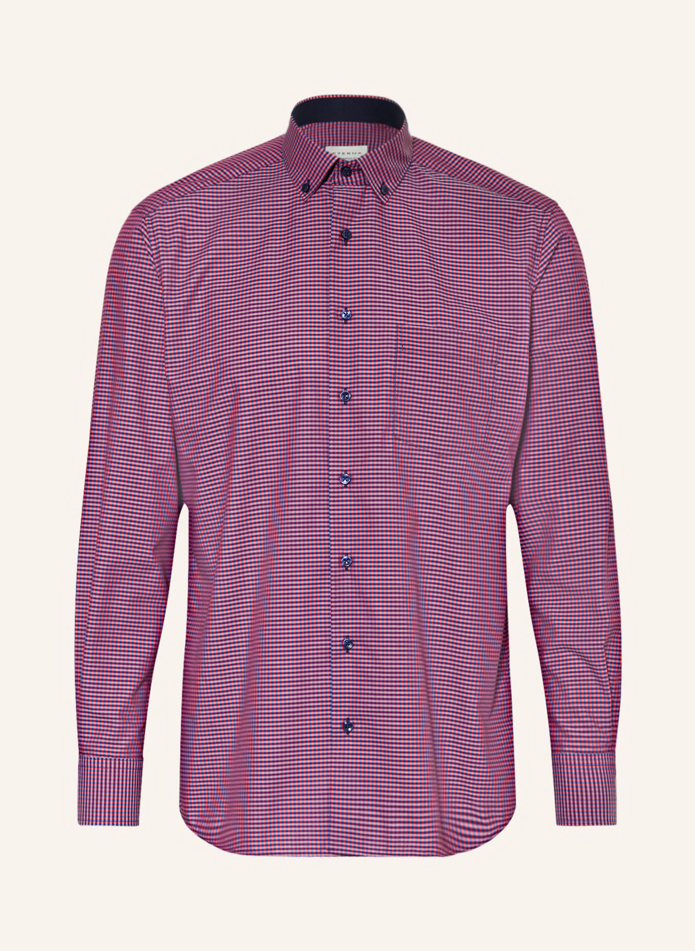 ETERNA Hemd Modern Fit, Farbe: PINK/ DUNKELBLAU (Bild 1)