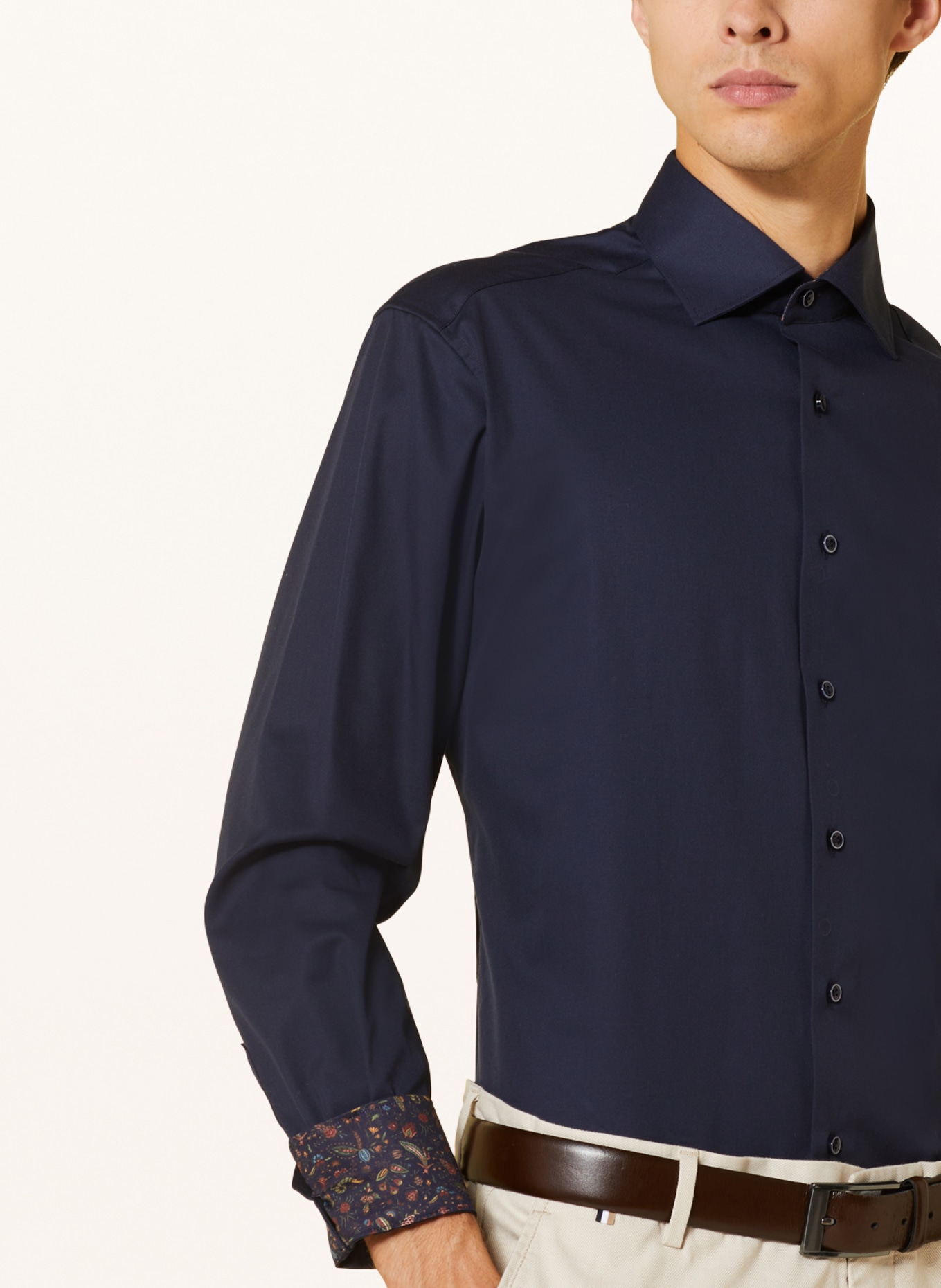 ETERNA Shirt modern fit, Color: DARK BLUE (Image 4)