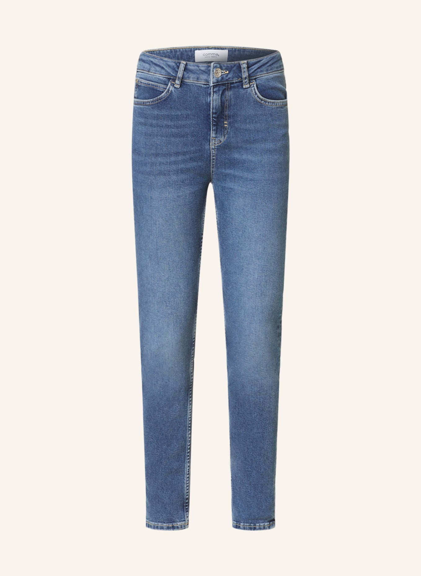 comma casual identity Skinny jeans, Color: 58Z4 BLUE (Image 1)