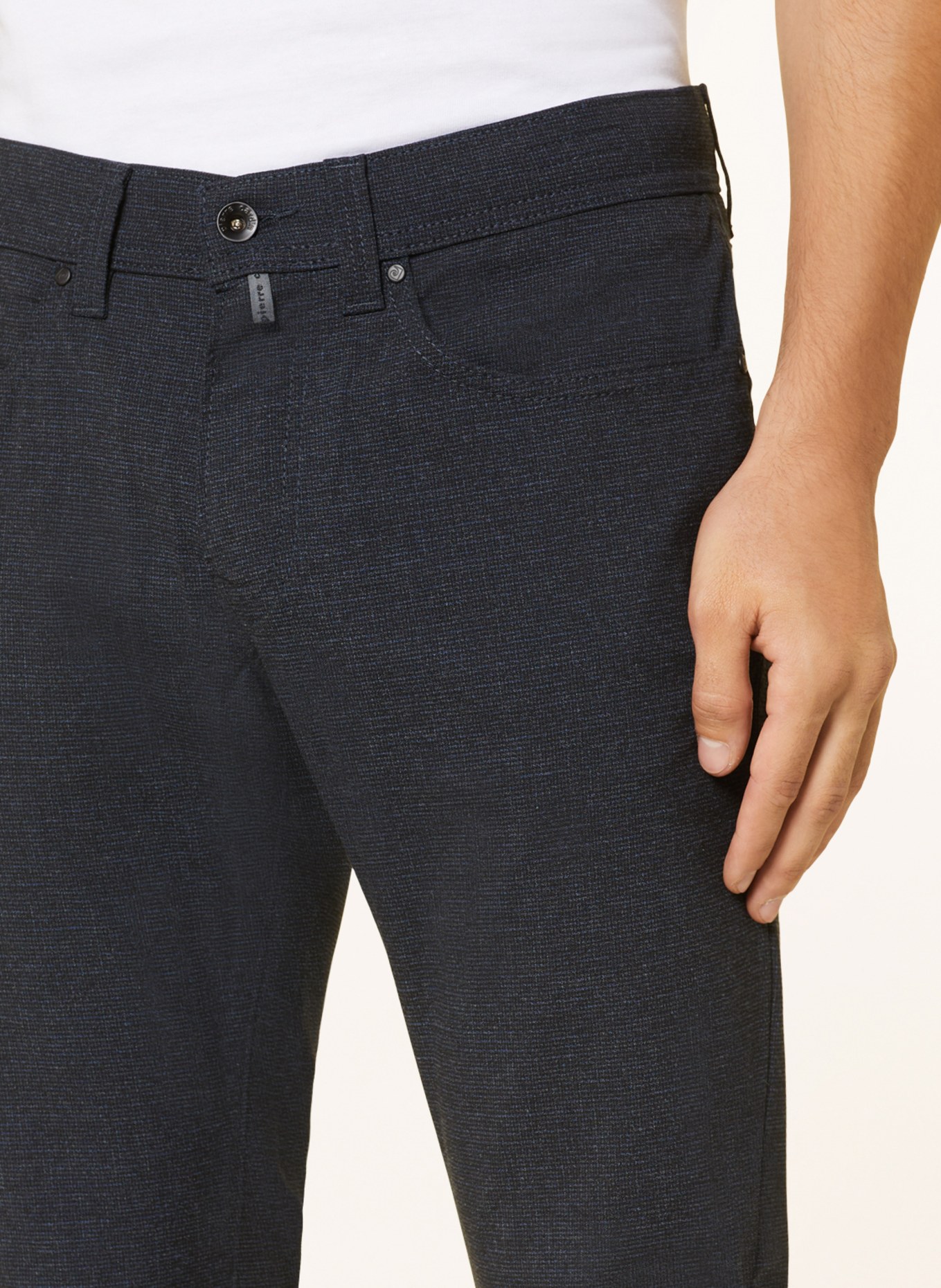 pierre cardin Trousers LYON tapered fit, Color: DARK BLUE (Image 5)