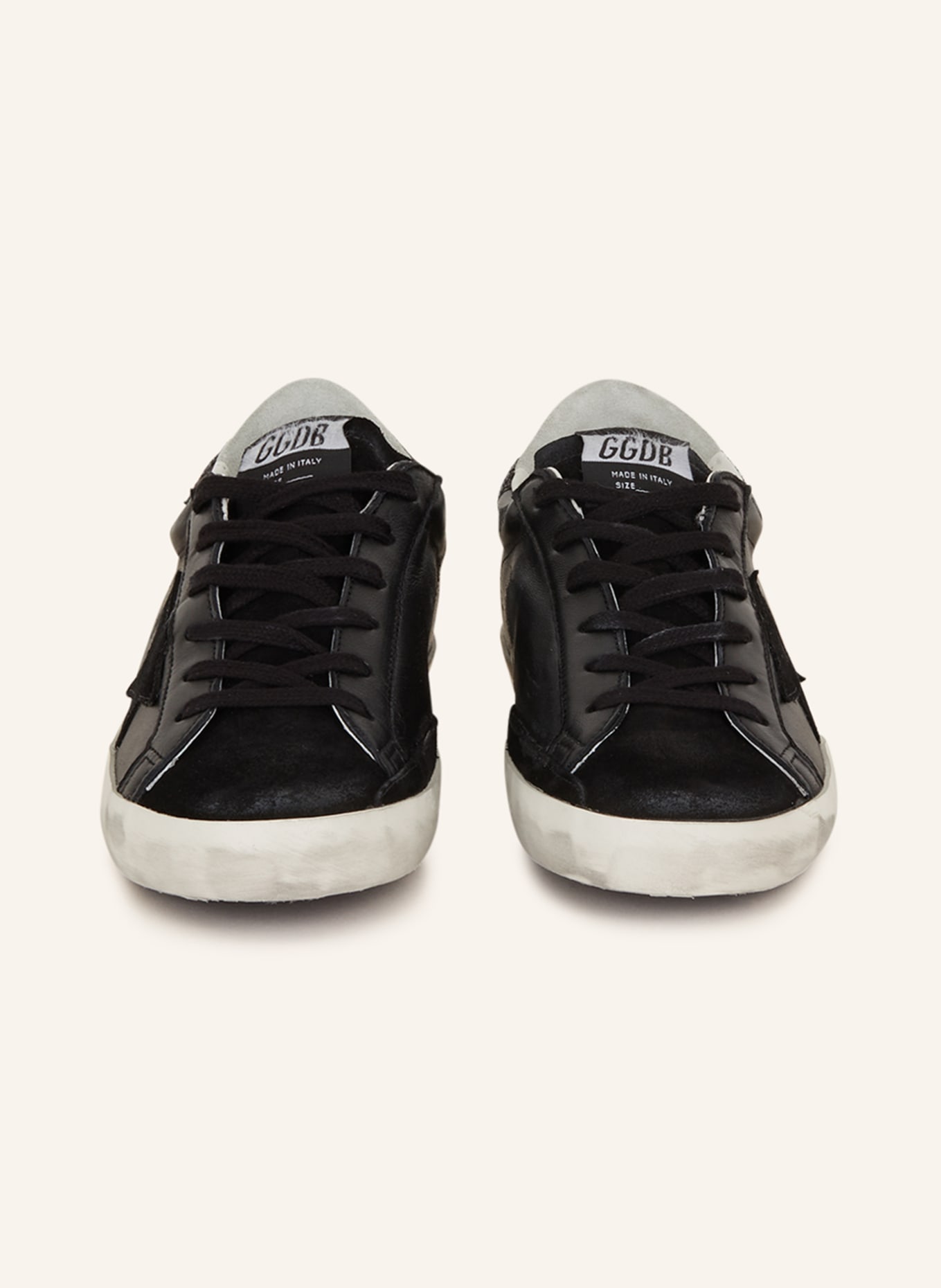GOLDEN GOOSE Sneakers SUPER-STAR with sequins, Color: BLACK (Image 3)