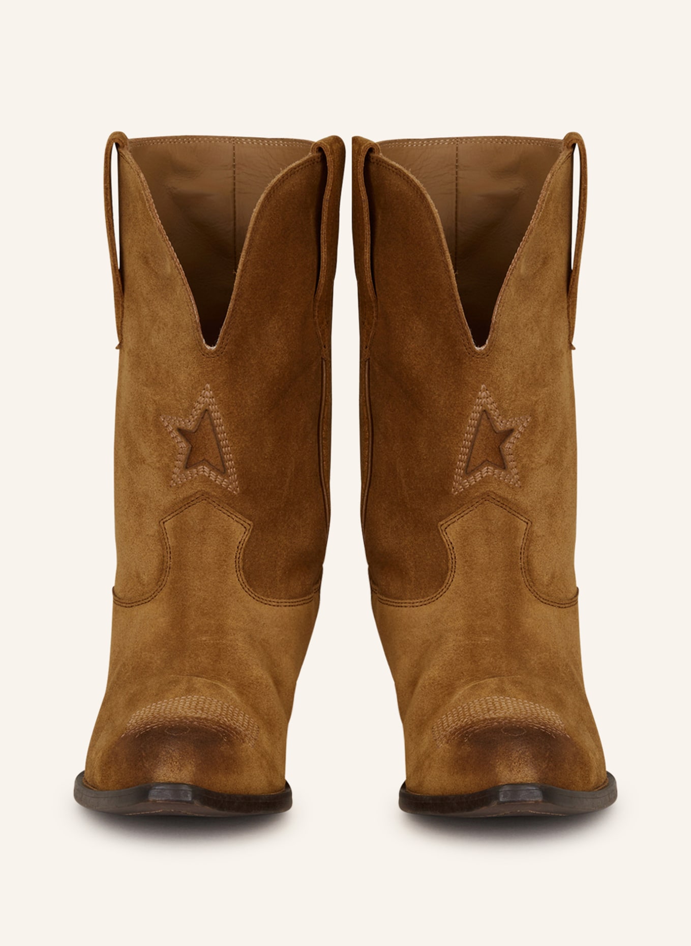GOLDEN GOOSE Cowboy boots WISH STAR, Color: COGNAC (Image 3)