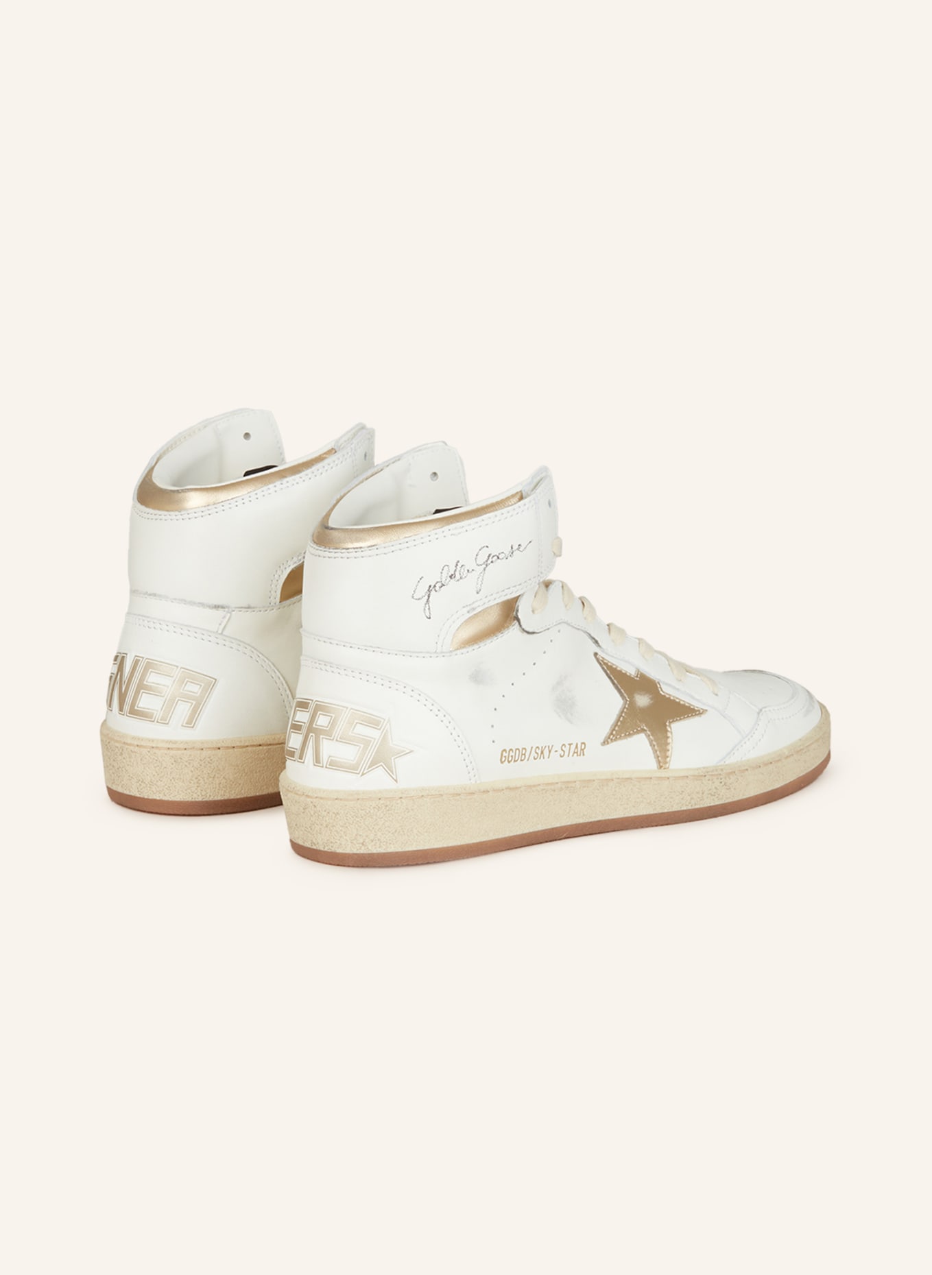 GOLDEN GOOSE High-top sneakers SKY STAR, Color: WHITE (Image 2)