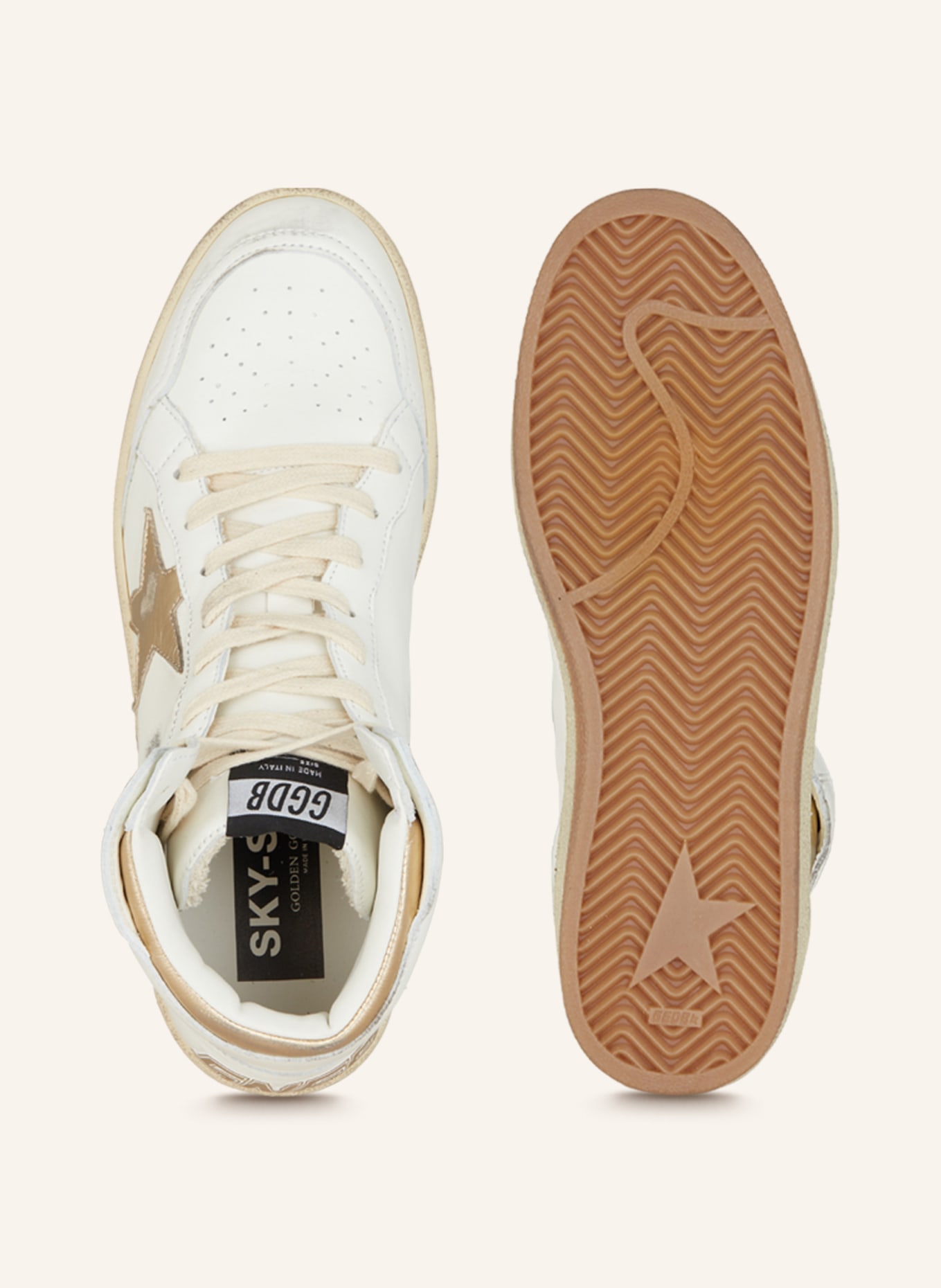 GOLDEN GOOSE Hightop-Sneaker SKY STAR, Farbe: WEISS (Bild 5)