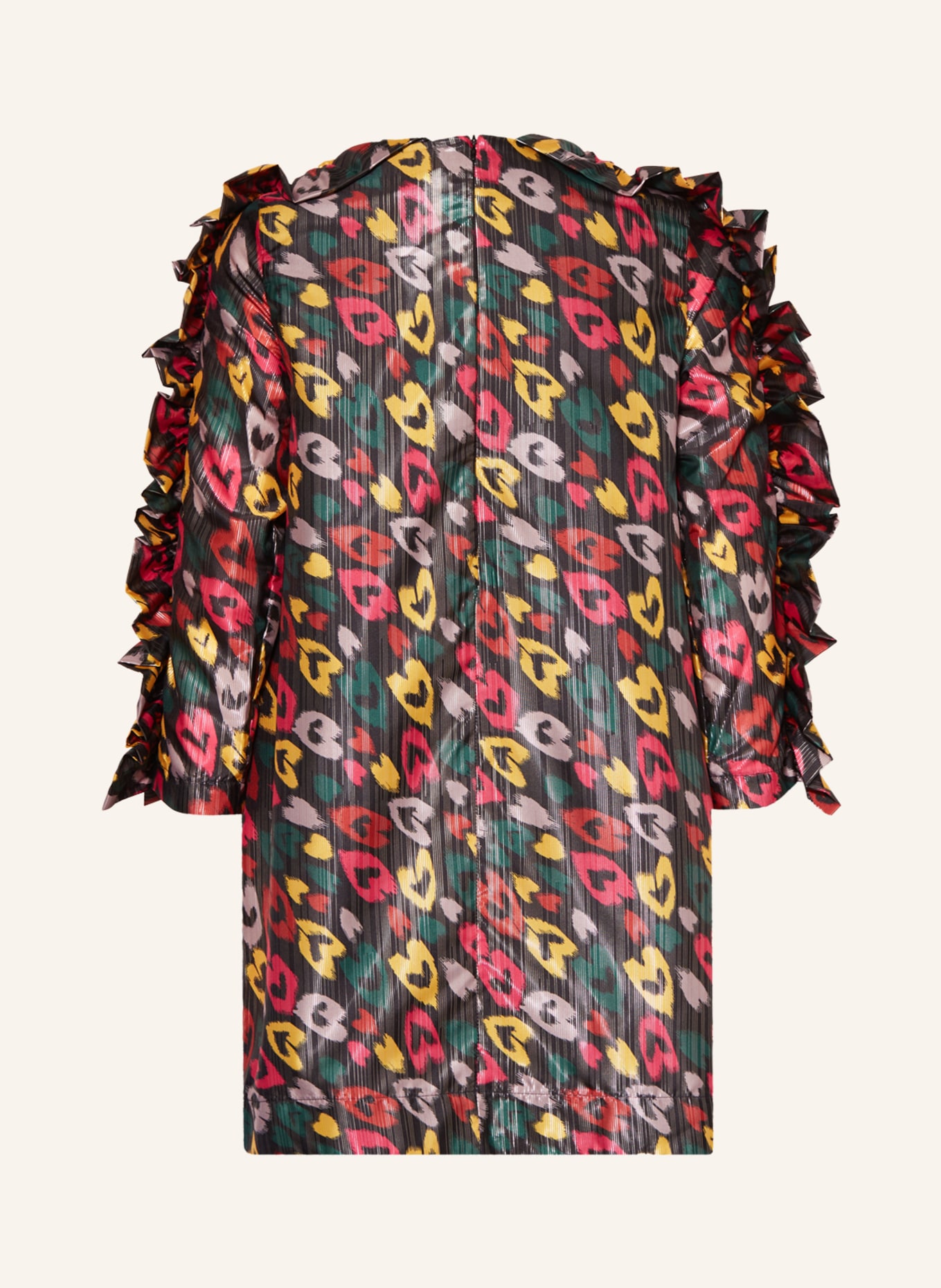 STELLA McCARTNEY KIDS Sukienka z falbankami, Kolor: 930AG BLACK/SILVER (Obrazek 2)