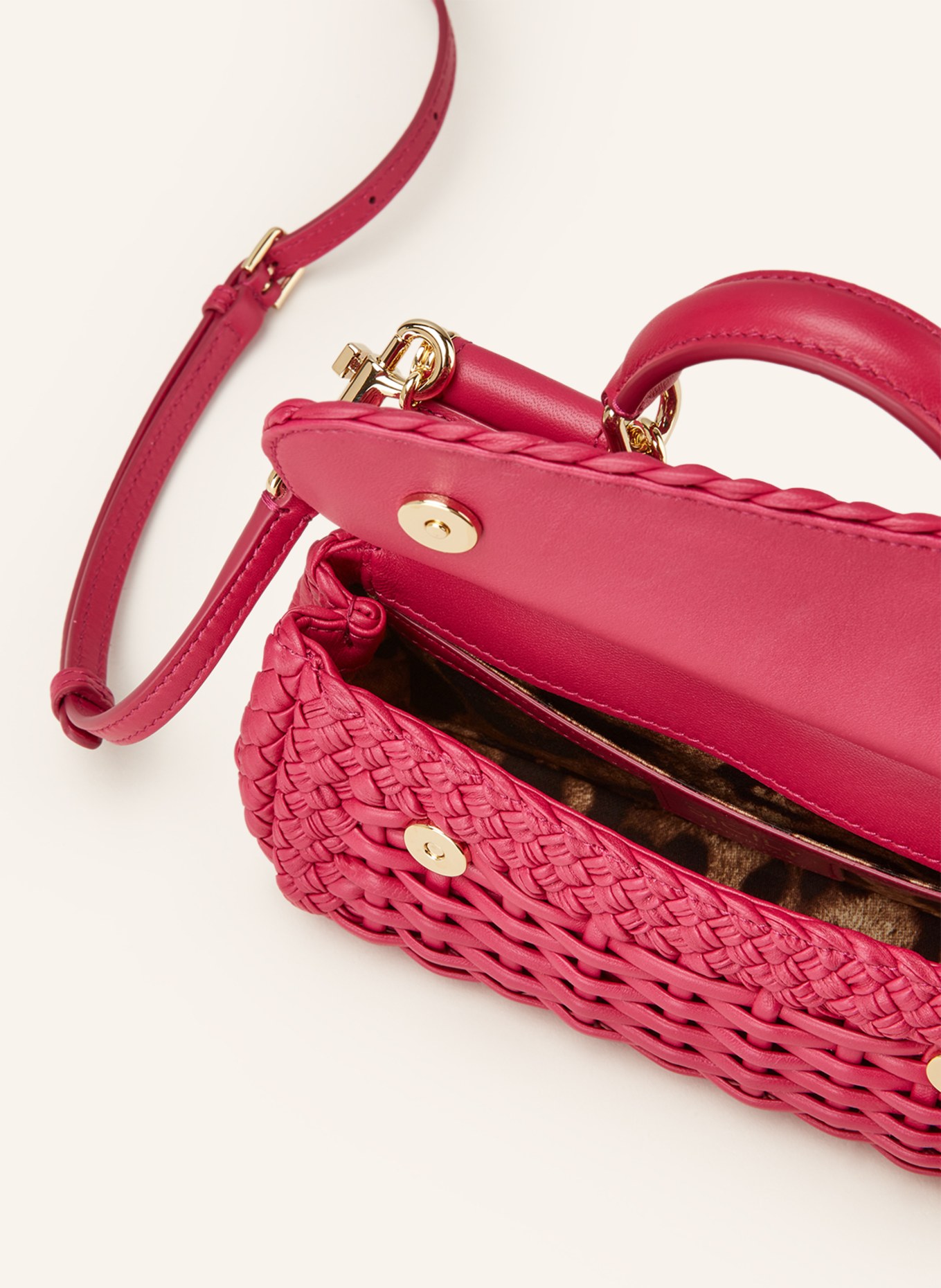 DOLCE & GABBANA Handbag MISS SICILY MINI, Color: FUCHSIA (Image 3)